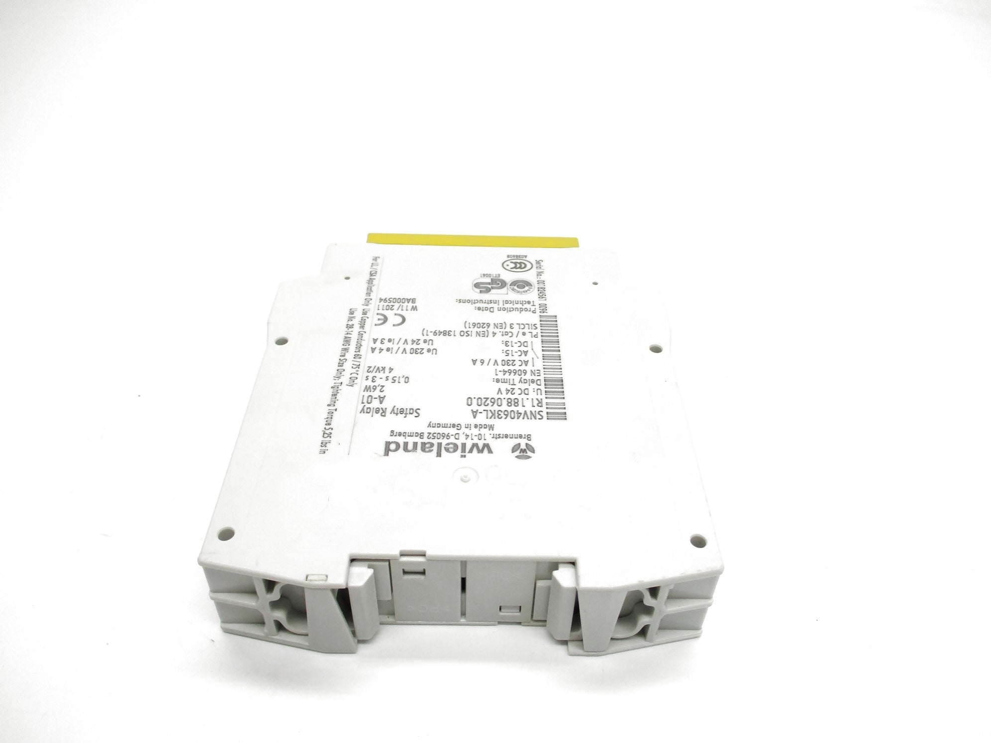 WIELAND SNV4063KL-A 24VDC 3A NSNP