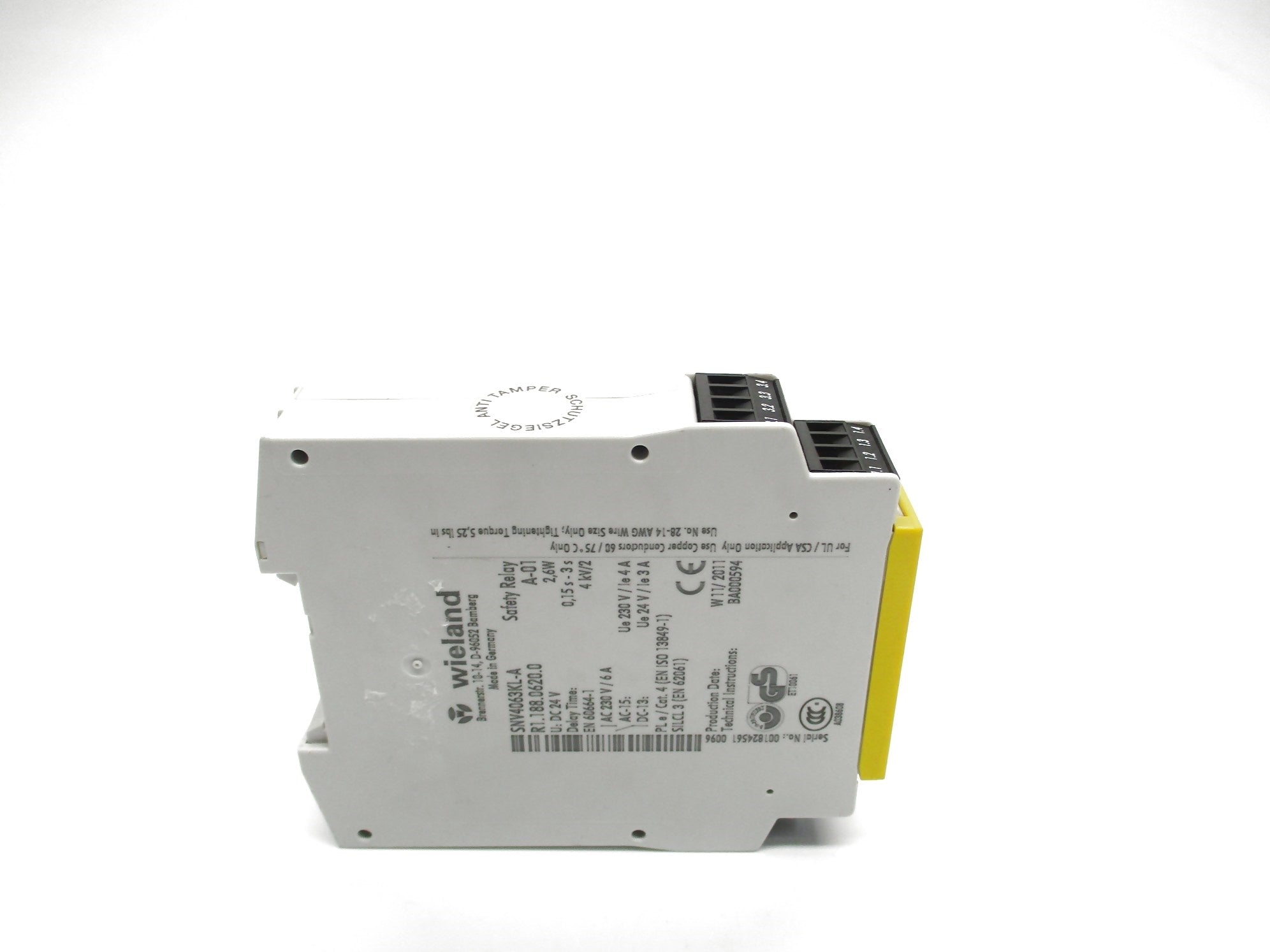 WIELAND SNV4063KL-A 24VDC 3A NSNP