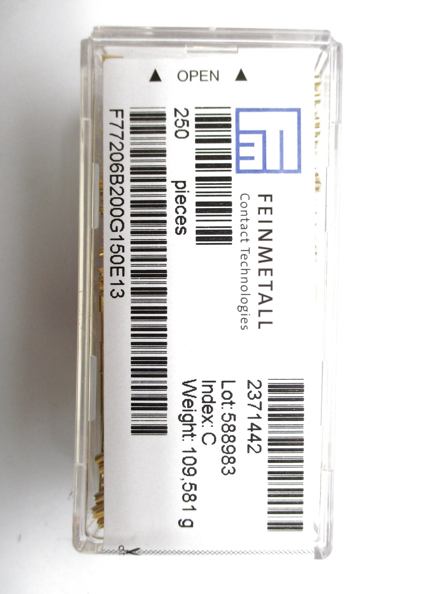 FEINMETALL F77206B200G150E13 (PKG OF 250) NSFS