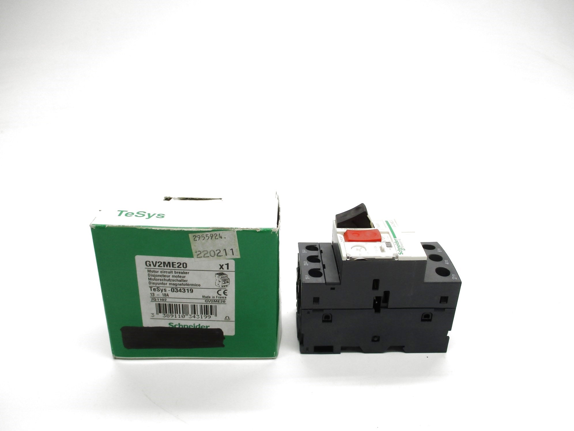 SCHNEIDER ELECTRIC GV2ME20 13-18A 690V NSMP