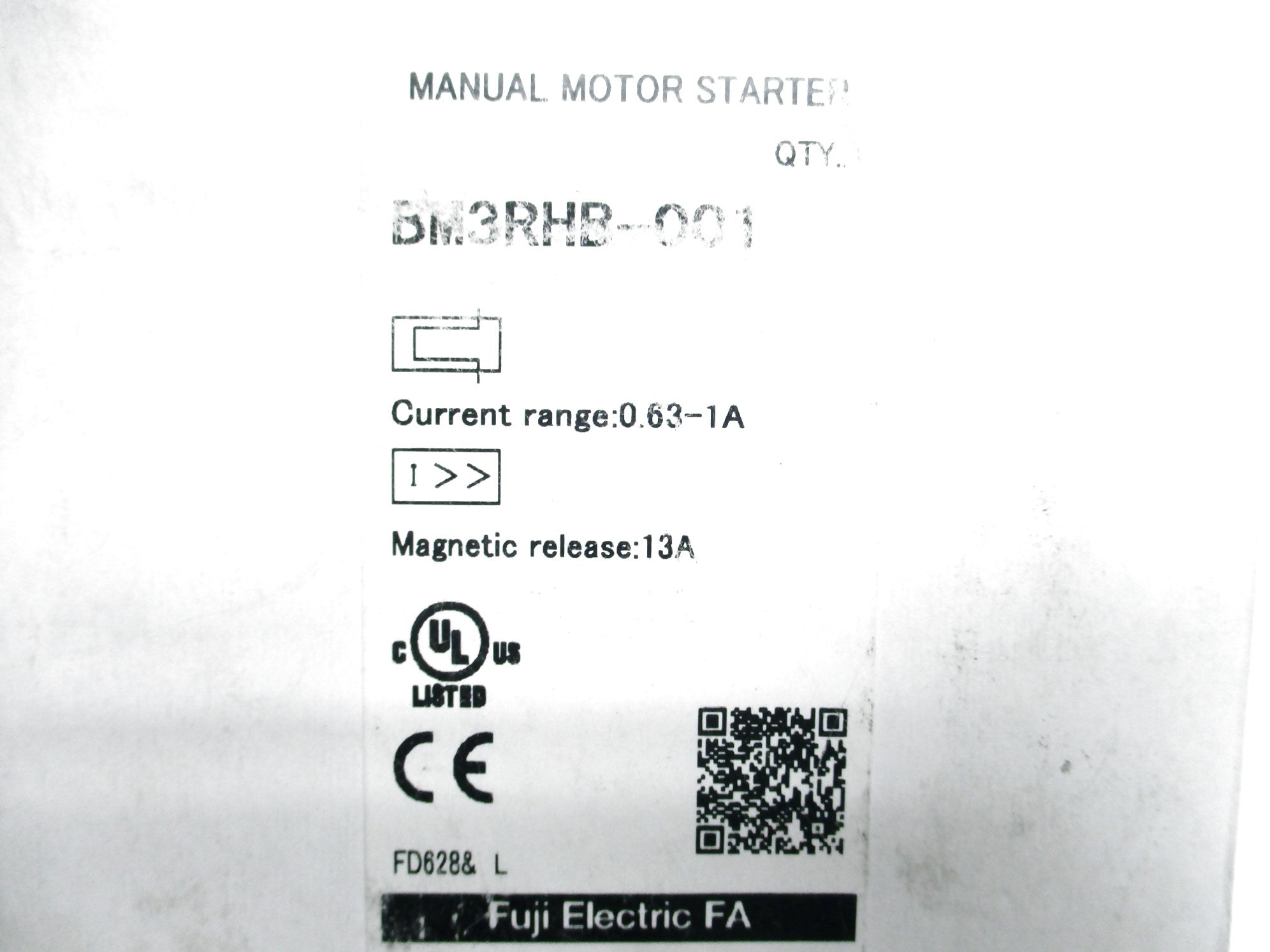 FUJI ELECTRIC BM3RHB-001 690V 0.63-1A NSMP