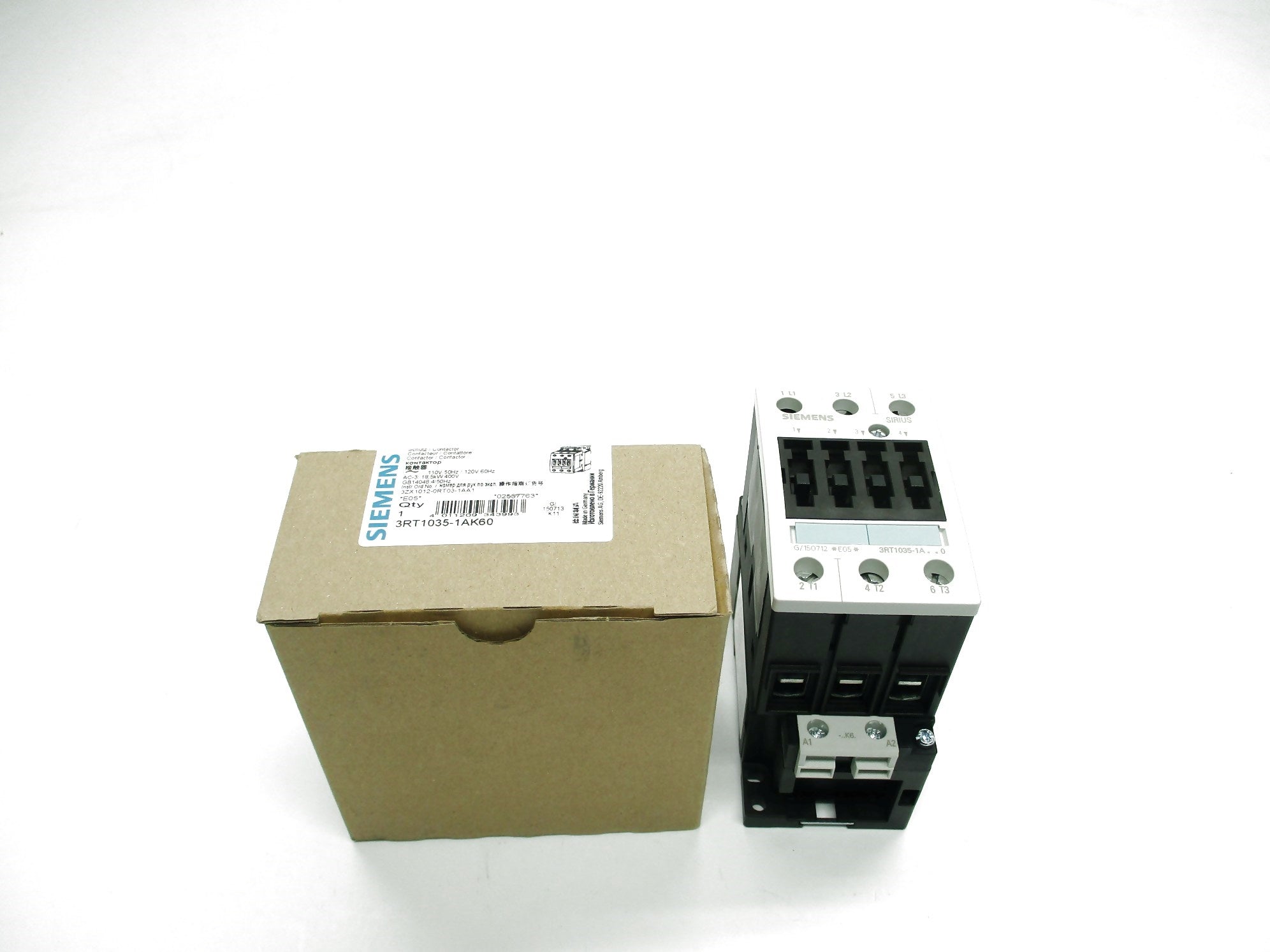 SIEMENS 3RT1035-1AK60 110/120V NSMP