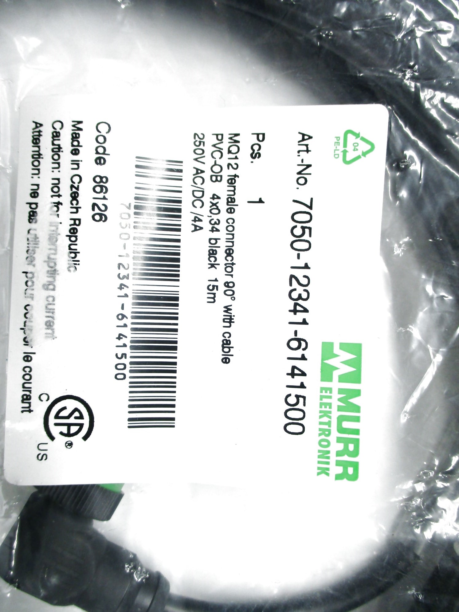 MURR ELEKTRONIK 7050-12341-6141500 NSMP