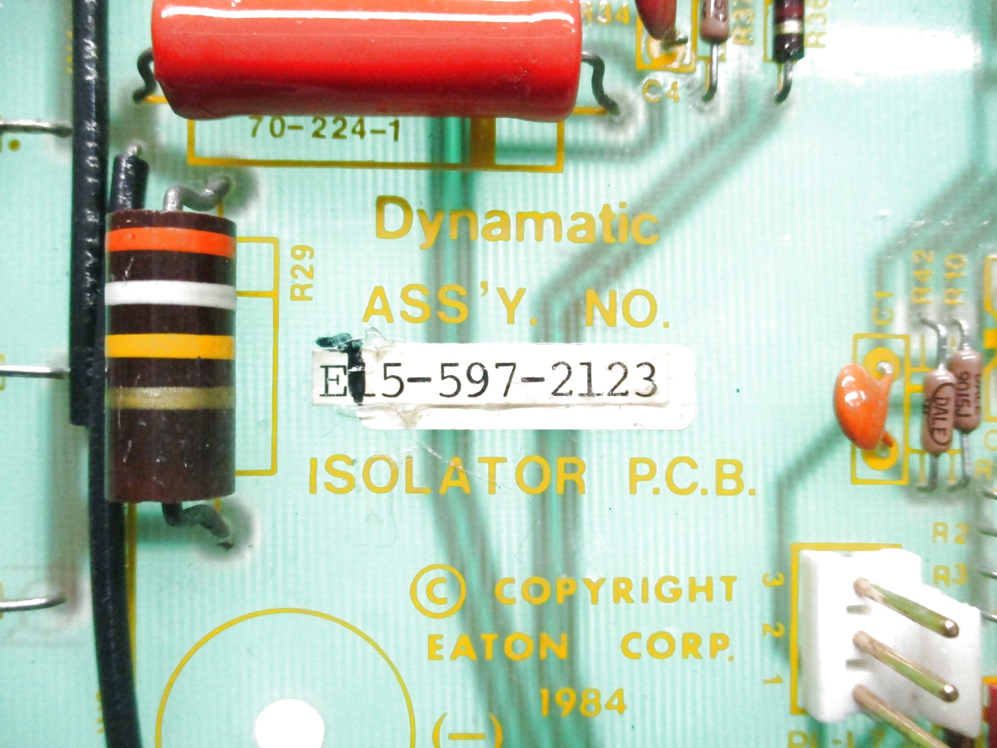 DYNAMATIC 15-597-2123 REV. A NSNP