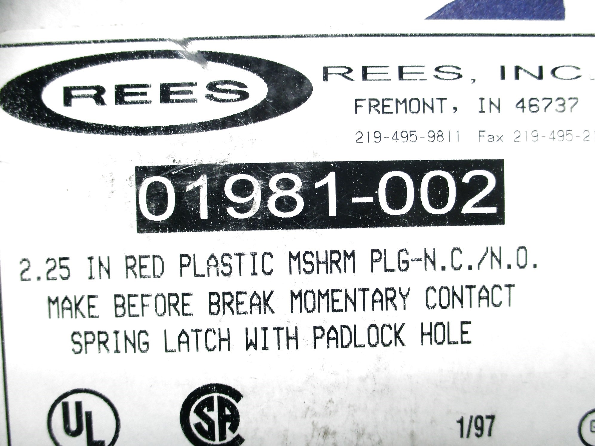 REES 01981-002 NSMP