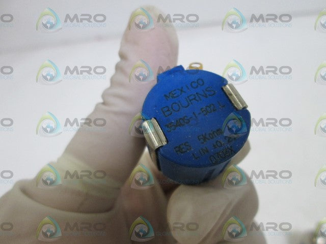 LOT OF 2 BOURNS  POTENTIOMETER 3540S-1-502 L *NEW NO BOX*