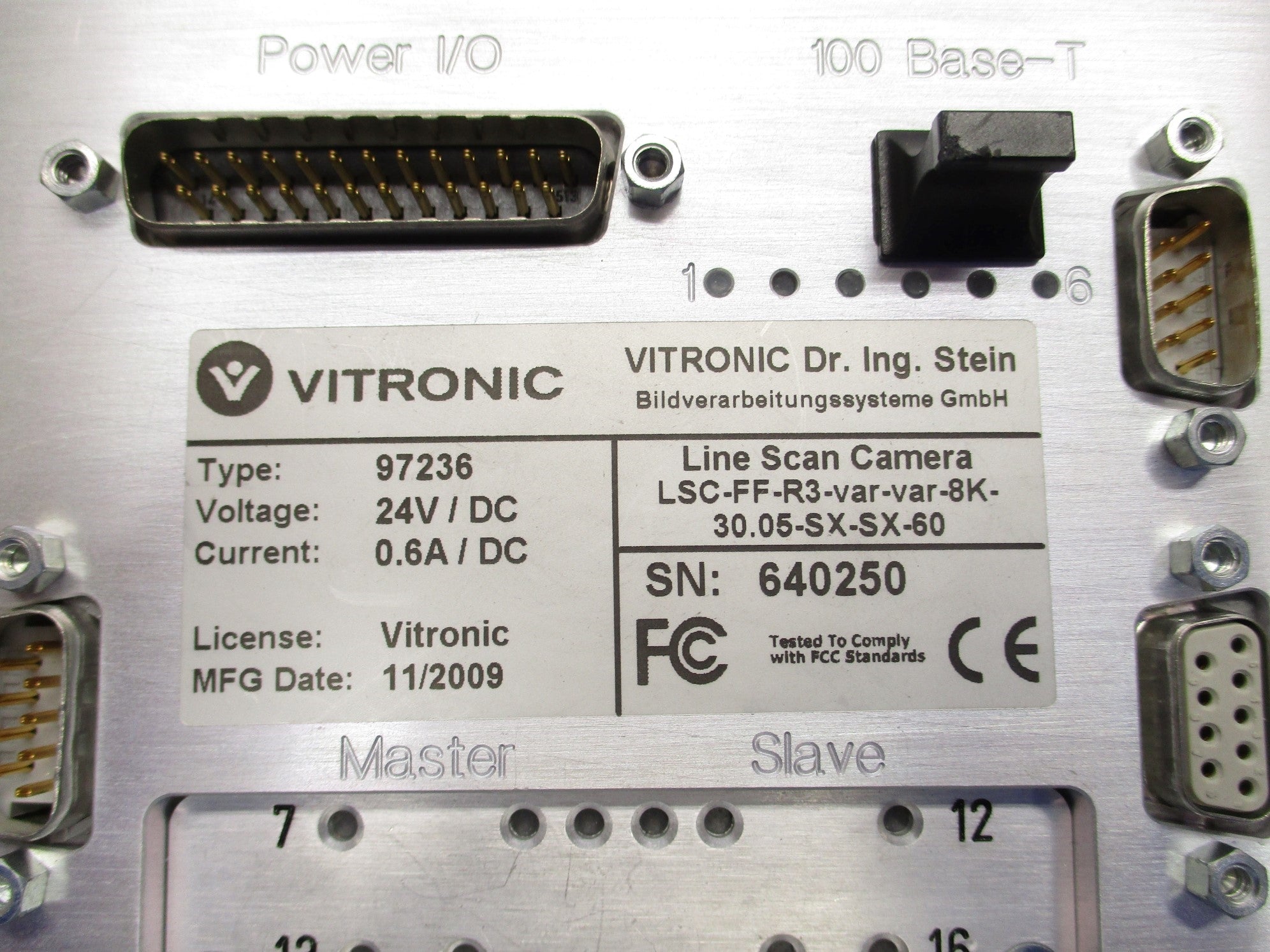 VITRONIC LSC-FF-R3-var-var-8K-30.05-SX-SX-60 (AS PICTURED) NSNP