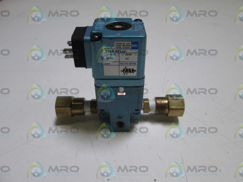 MAC SOLENOID VALVE 224B-521JJ *USED*