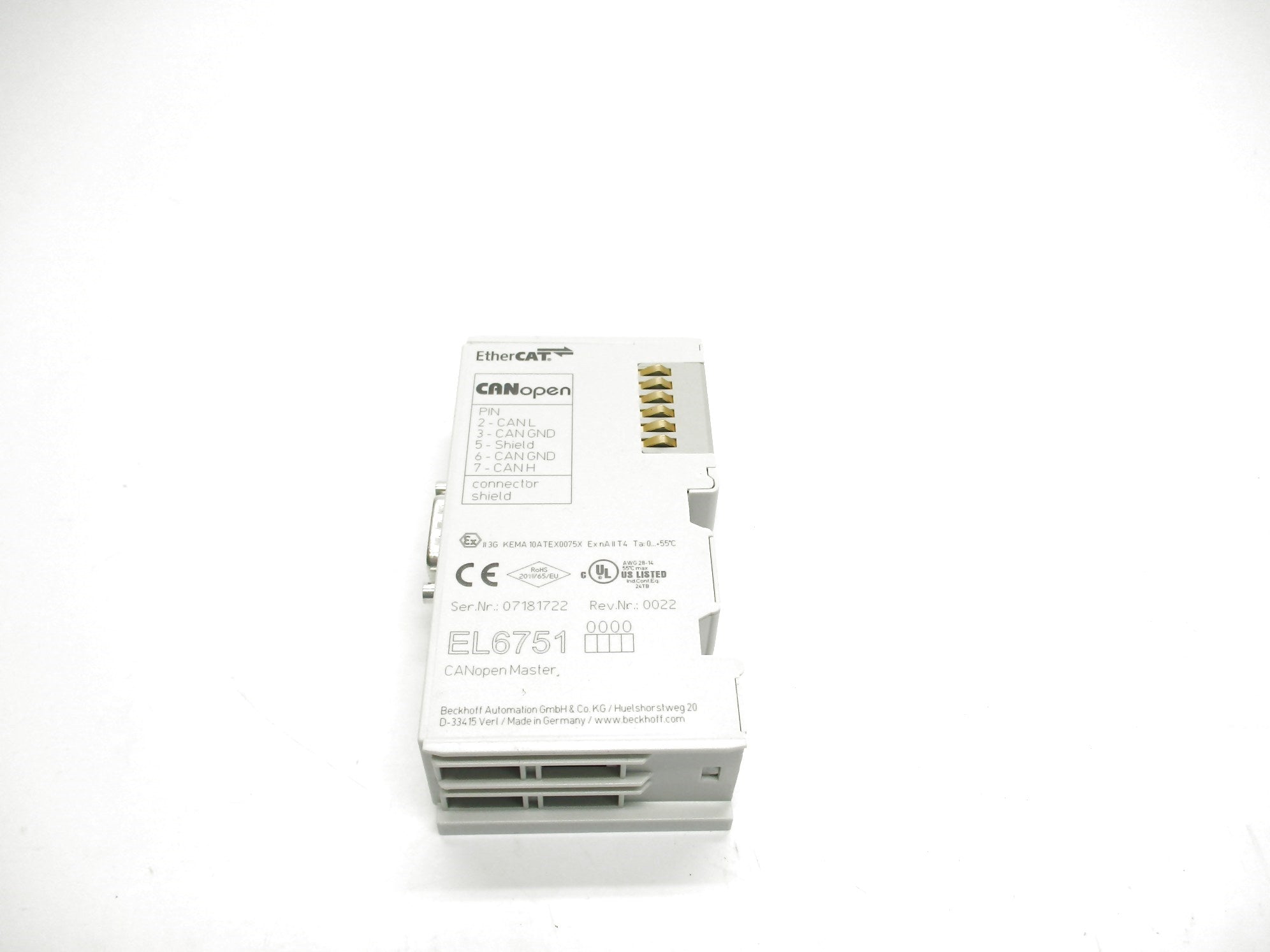 BECKHOFF EL6751 NSMP