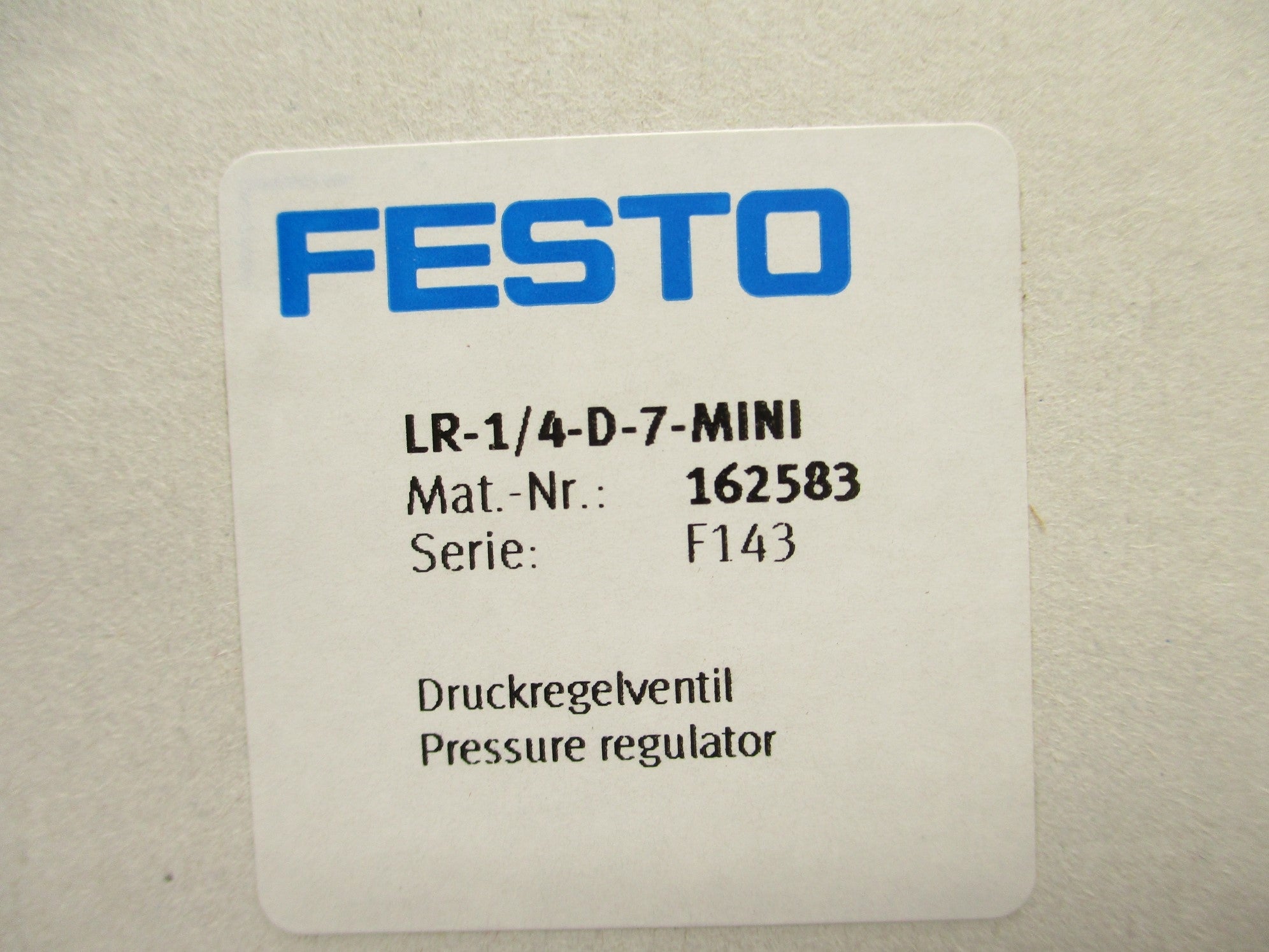 FESTO LR-1/4-D-7-MINI NSMP