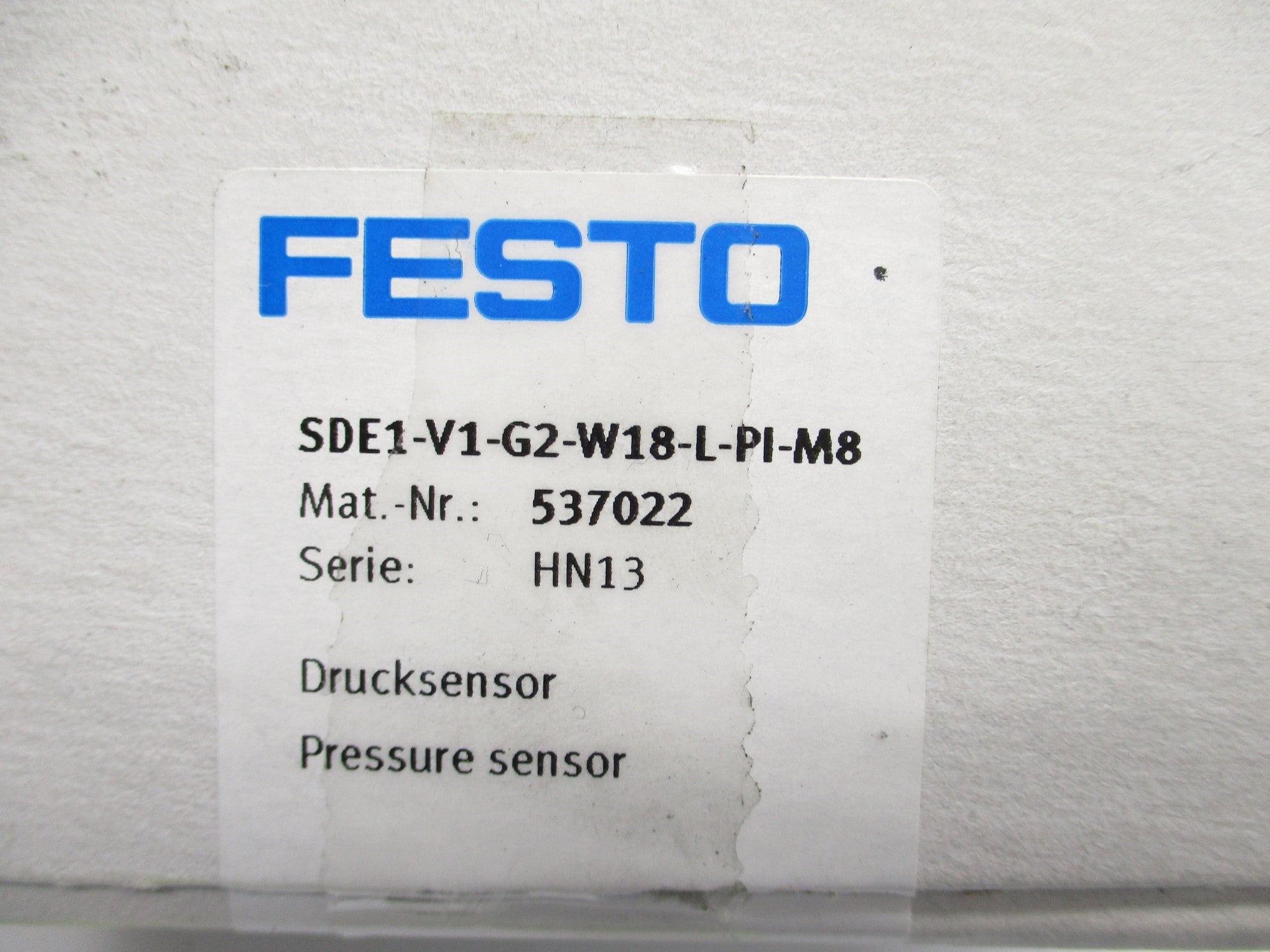 FESTO SDE1-V1-G2-W18-L-PI-M8 NSMP