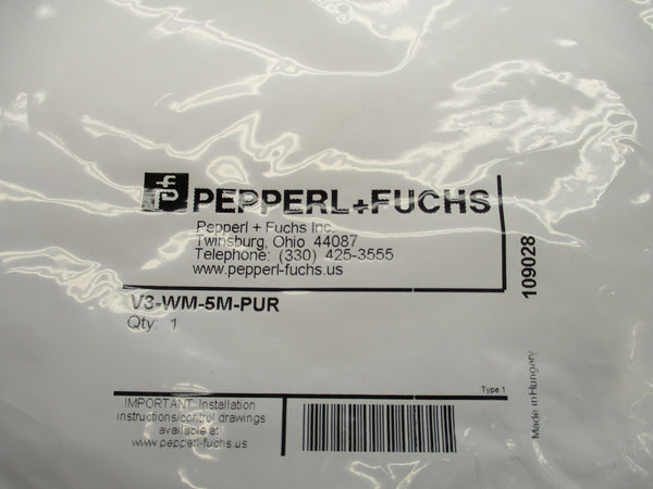 PEPPERL+FUCHS V3-WM-5M-PUR NSMP