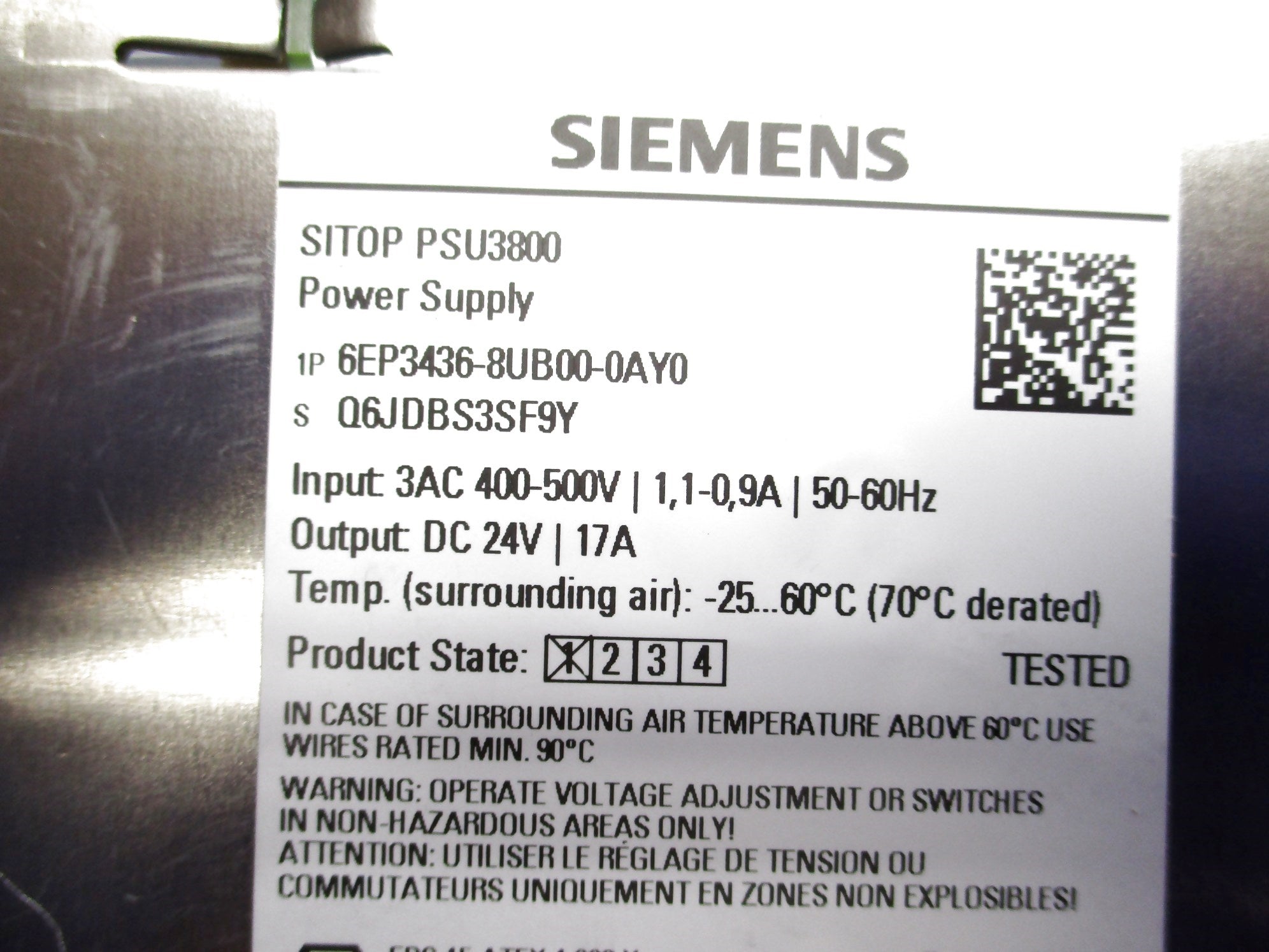 SIEMENS 6EP3436-8UB00-0AY0 NSNP