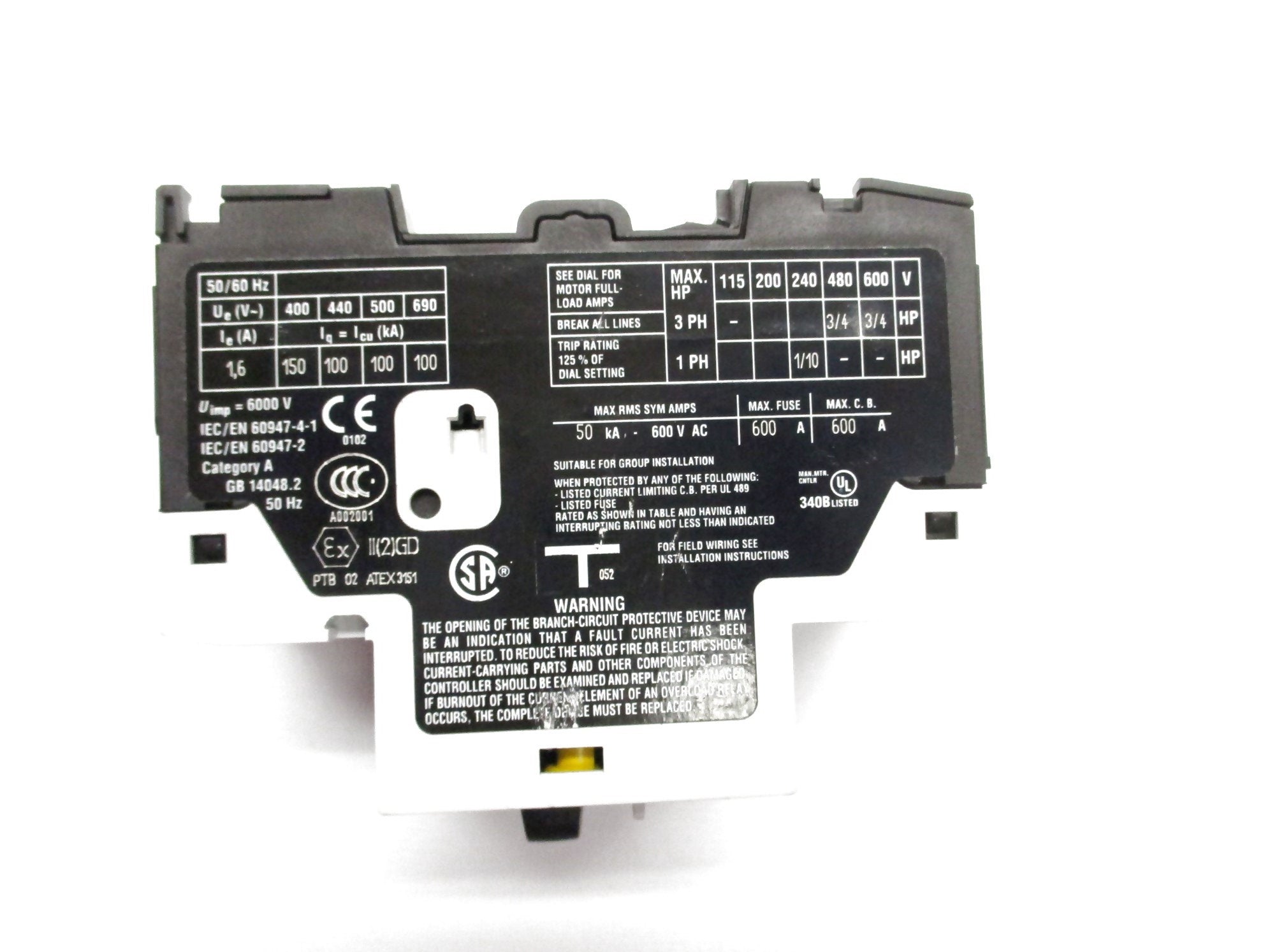 KLOCKNER MOELLER PKZM0-1.6 690V 1.0-1.6A NSMP