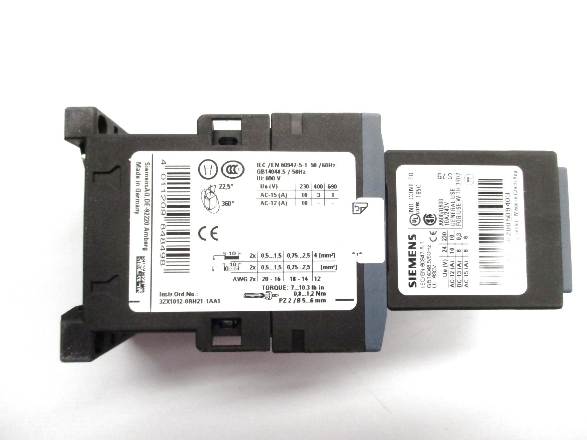 SIEMENS 3RH2262-1BB40 24V NSMP