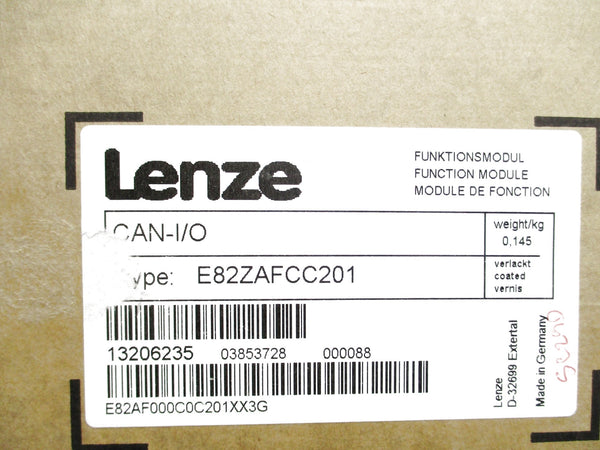 LENZE E82ZAFCC201 13206235 NSMP