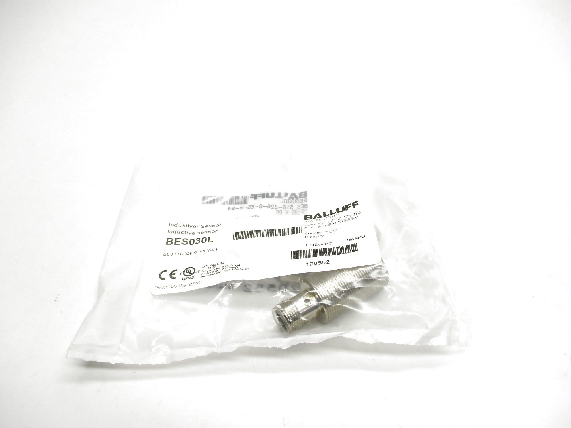 BALLUFF BES516-326-G-E5-Y-S4 BES030L 10-30VDC NSMP