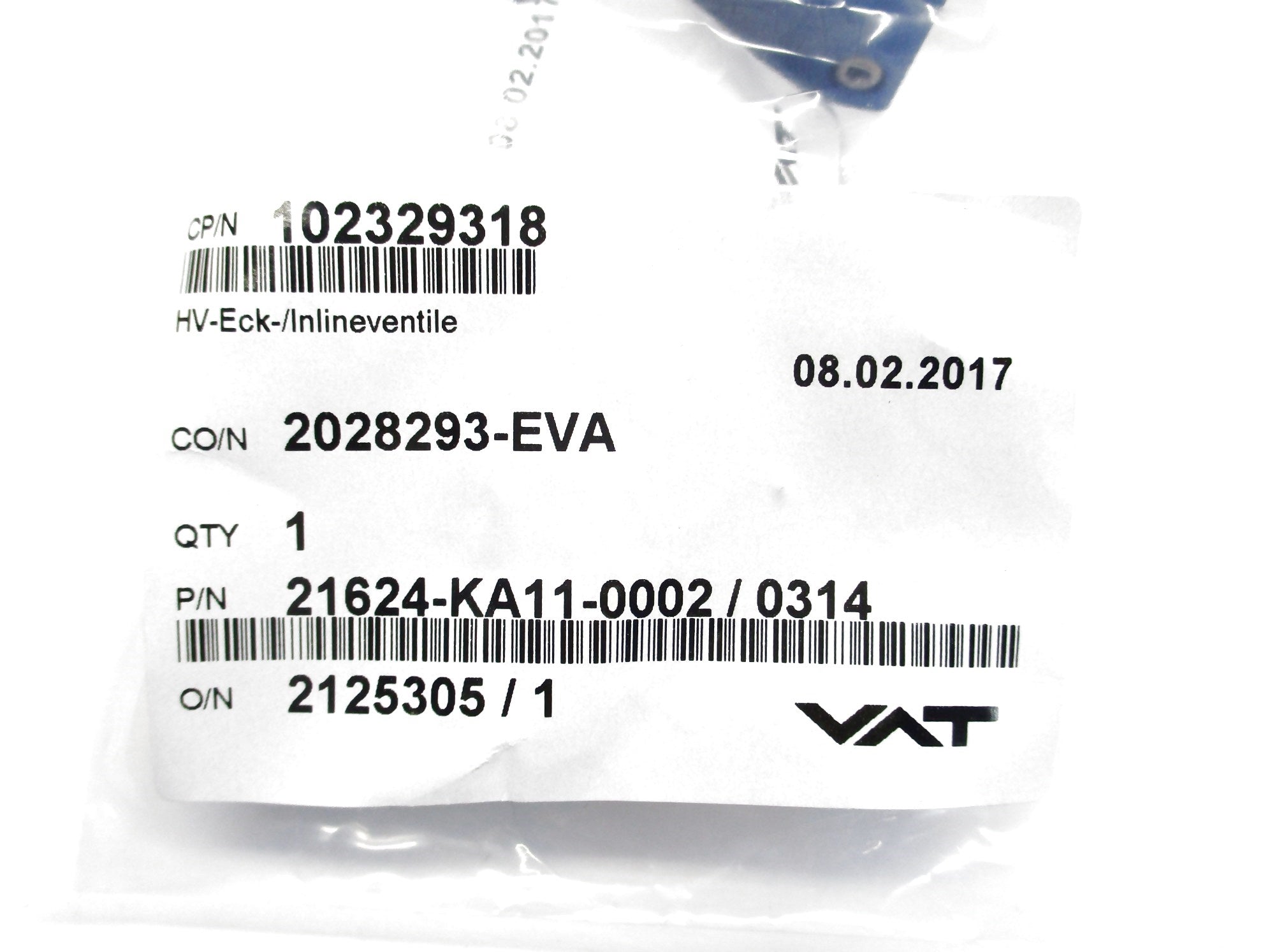 VAT 21624-KA11-0002/0314 NSMP