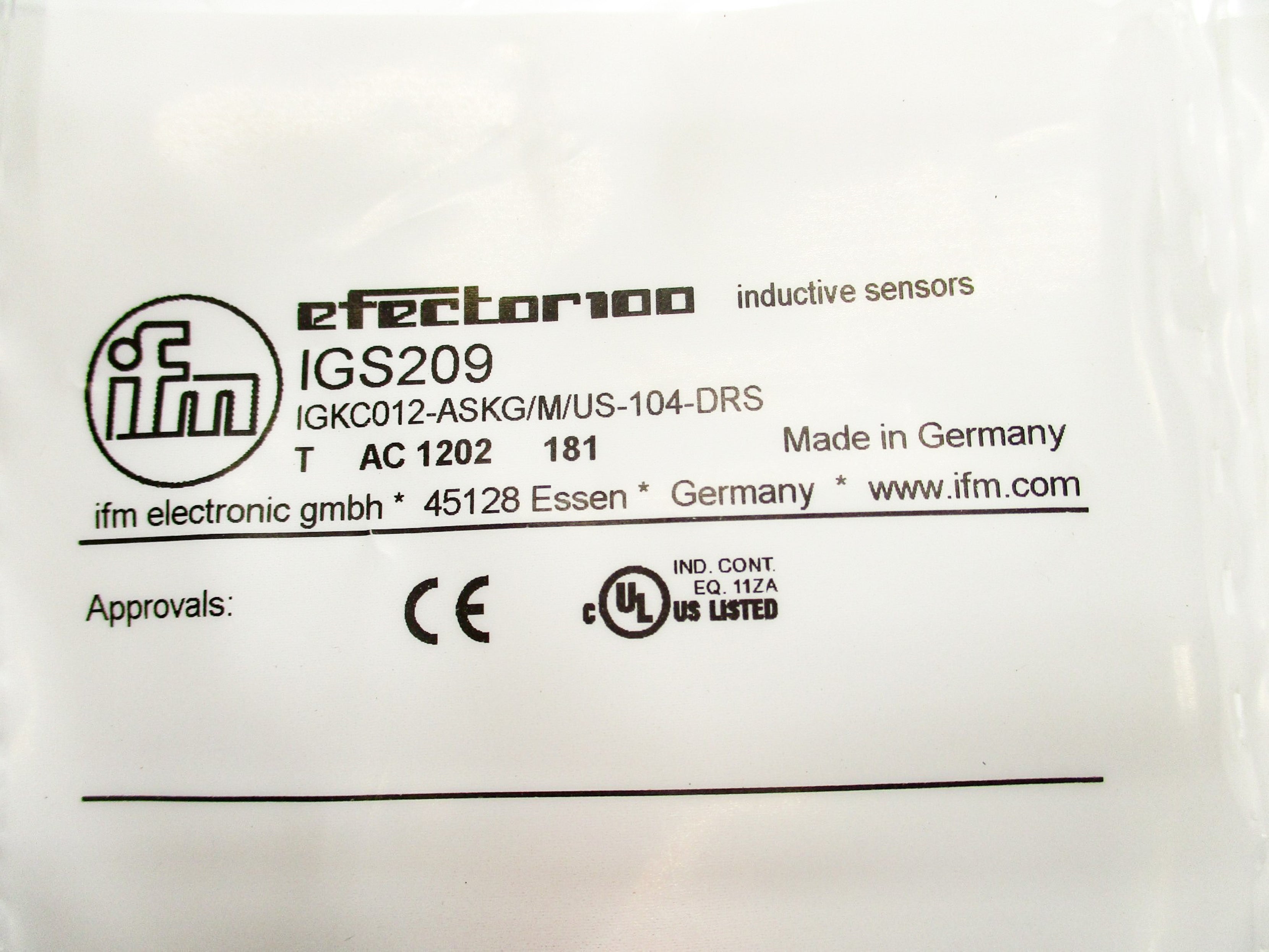 IFM EFECTOR IGS209 NSMP