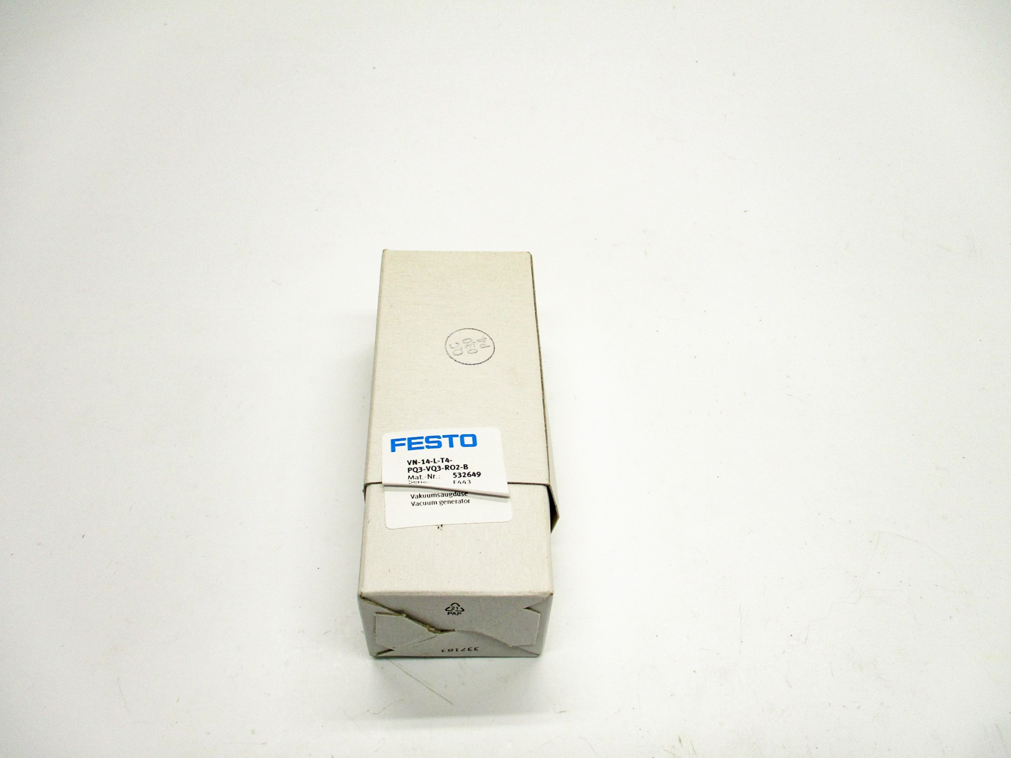 FESTO VN-14-L-T4-PQ3-VQ3-RO2-B NSFS