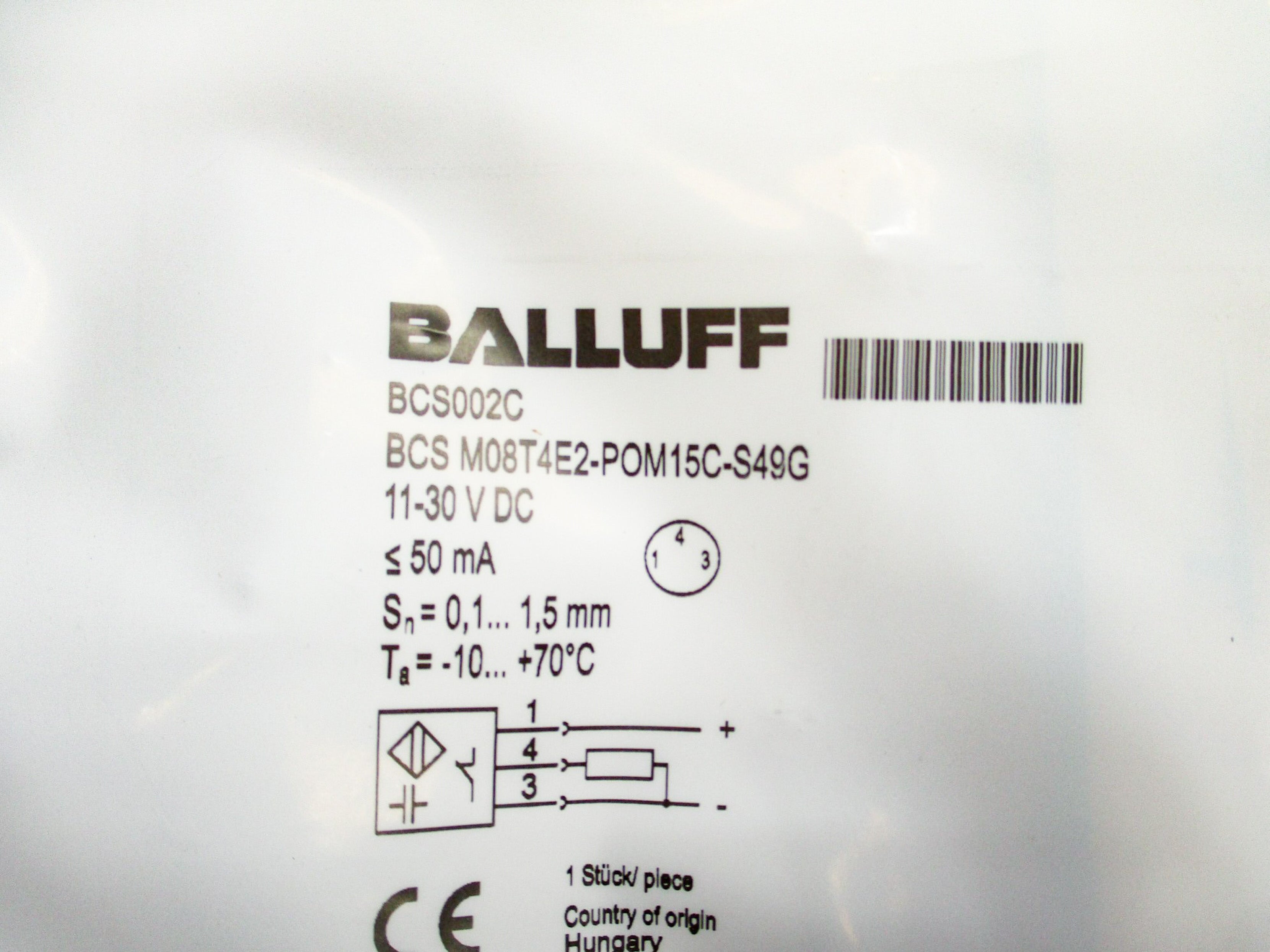 BALLUFF BCSM08T4E2-POM15C-S49G NSMP
