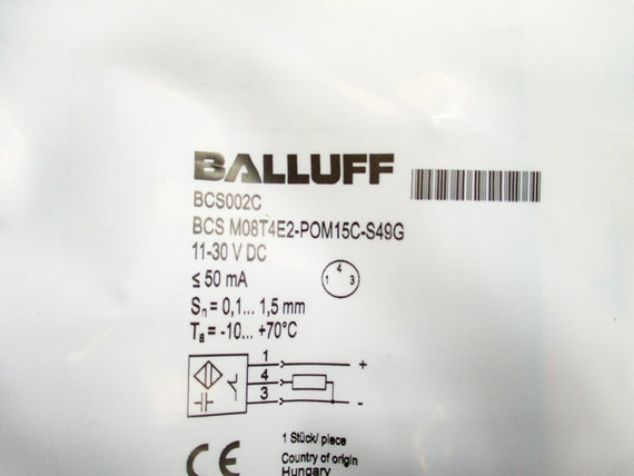 BALLUFF BCSM08T4E2-POM15C-S49G NSMP