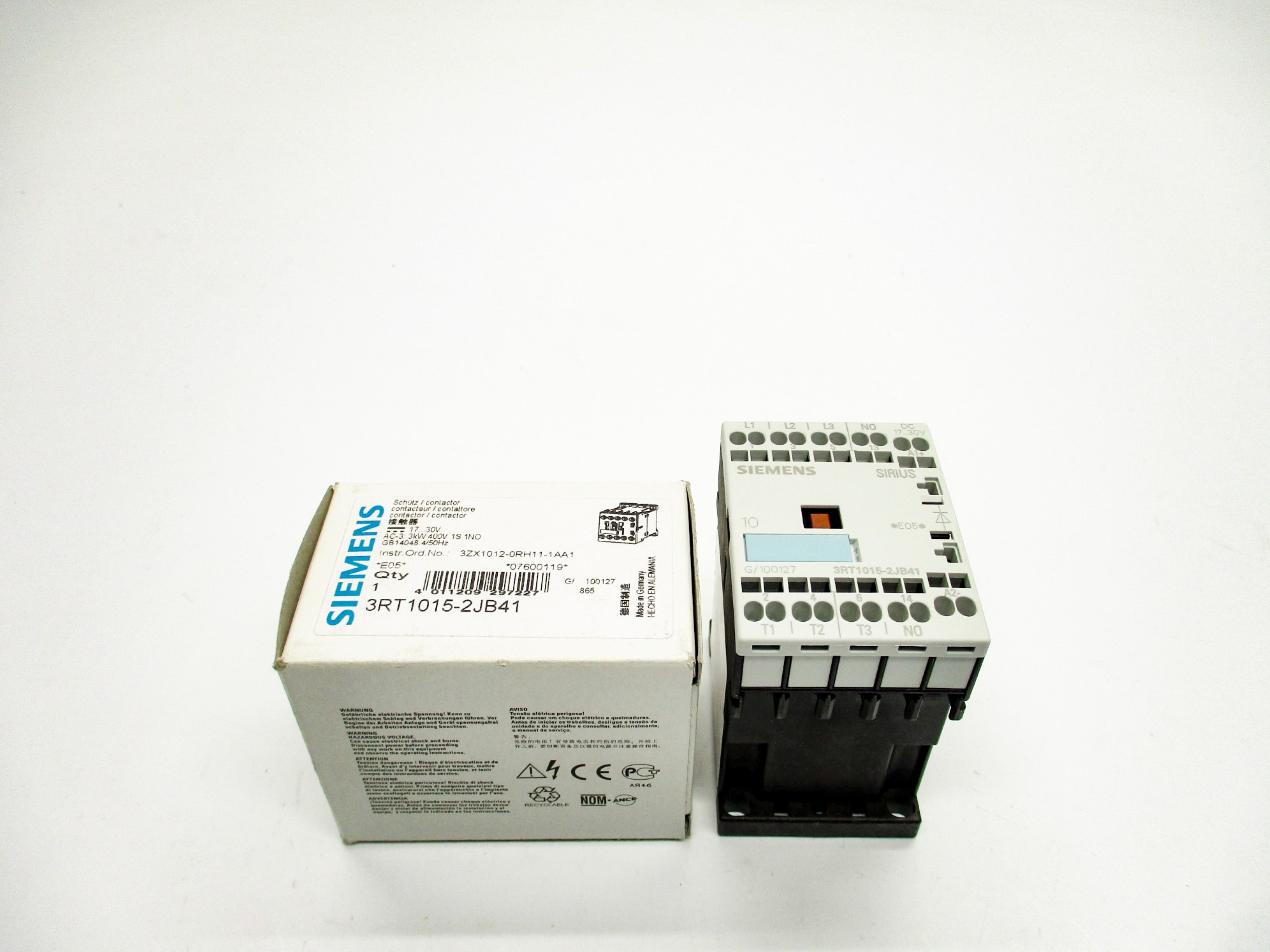 SIEMENS 3RT1015-2JB41 17-30V NSMP