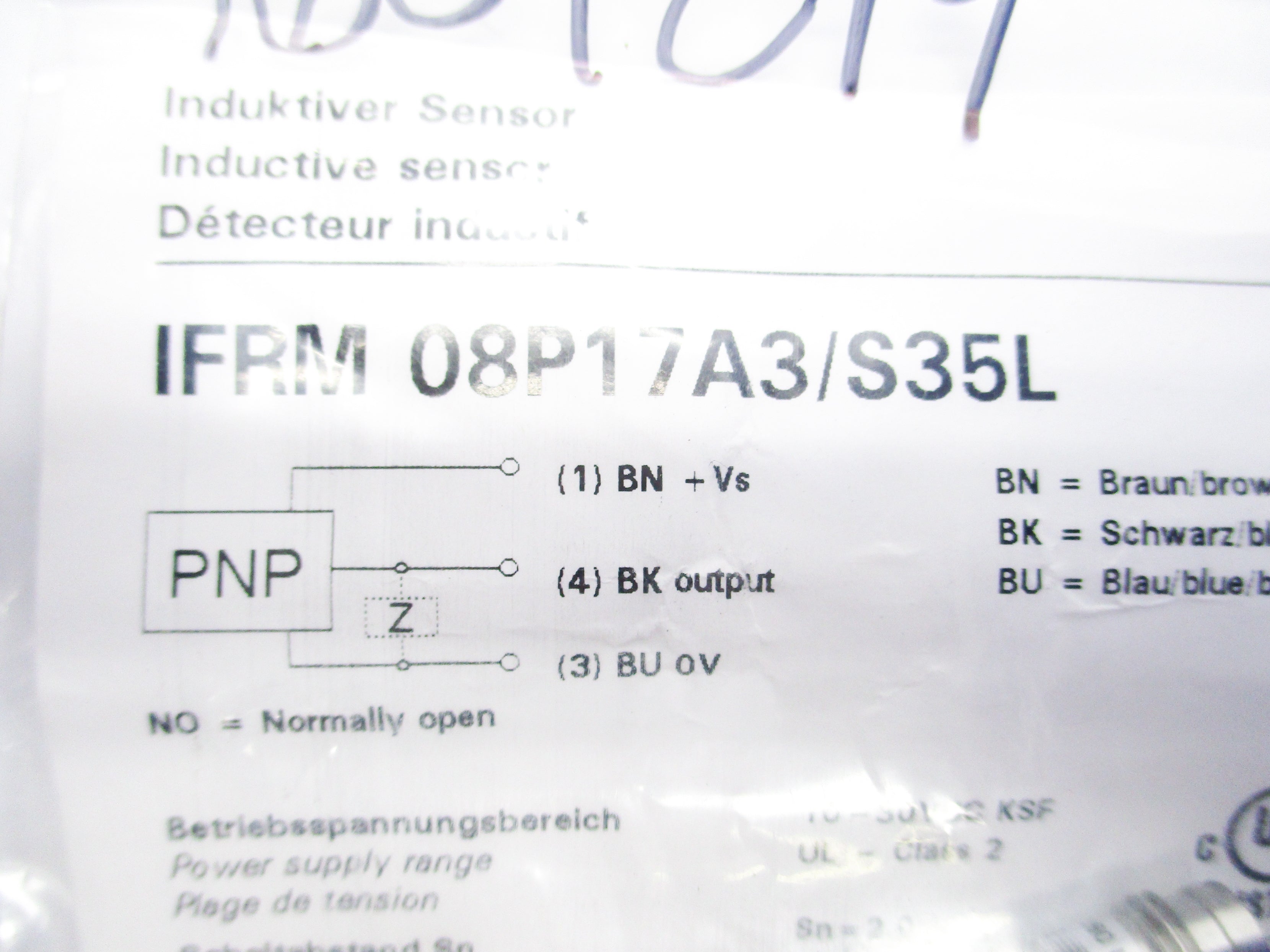 BAUMER ELECTRIC IFRM08P17A3/S35L 10-30VDC NSMP