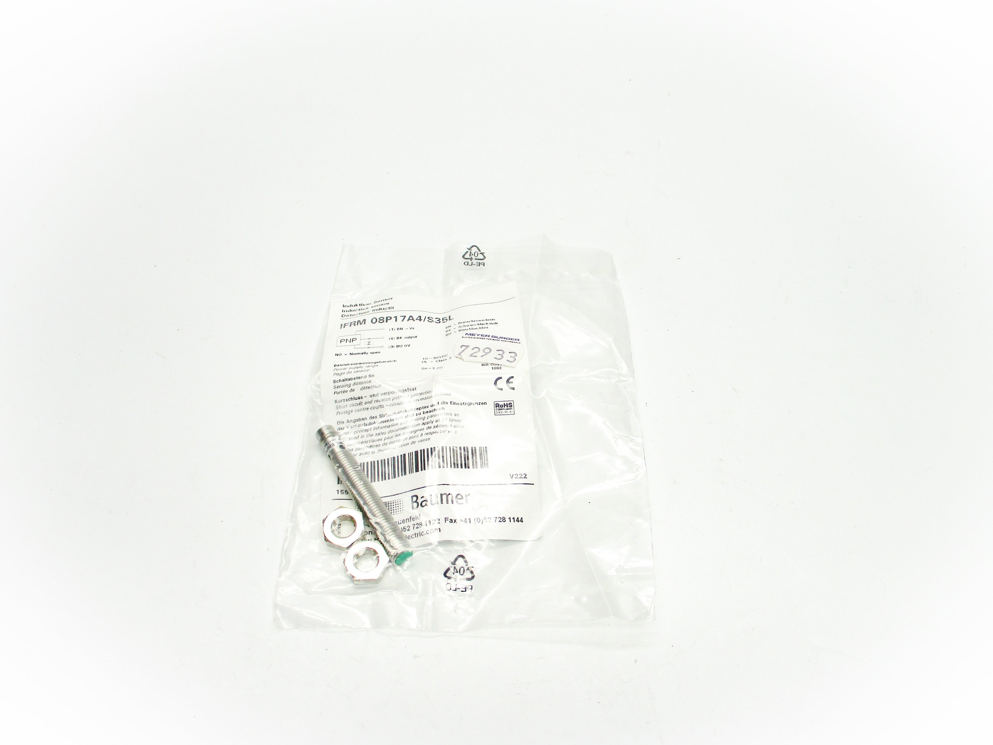 BAUMER ELECTRIC IFRM08P17A4/S35L NSMP