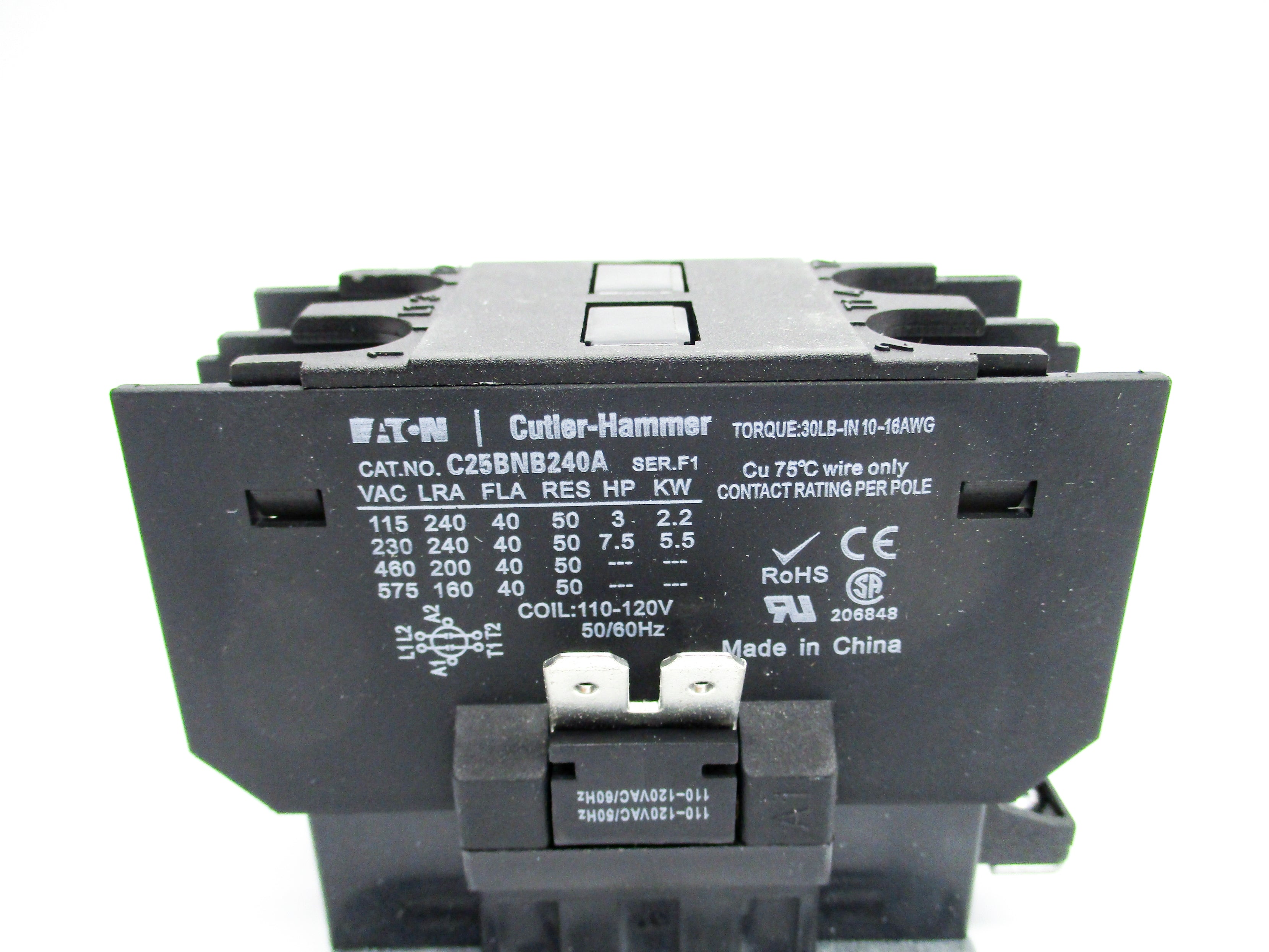 CUTLER HAMMER C25BNB240A SER. F1 600V NSMP