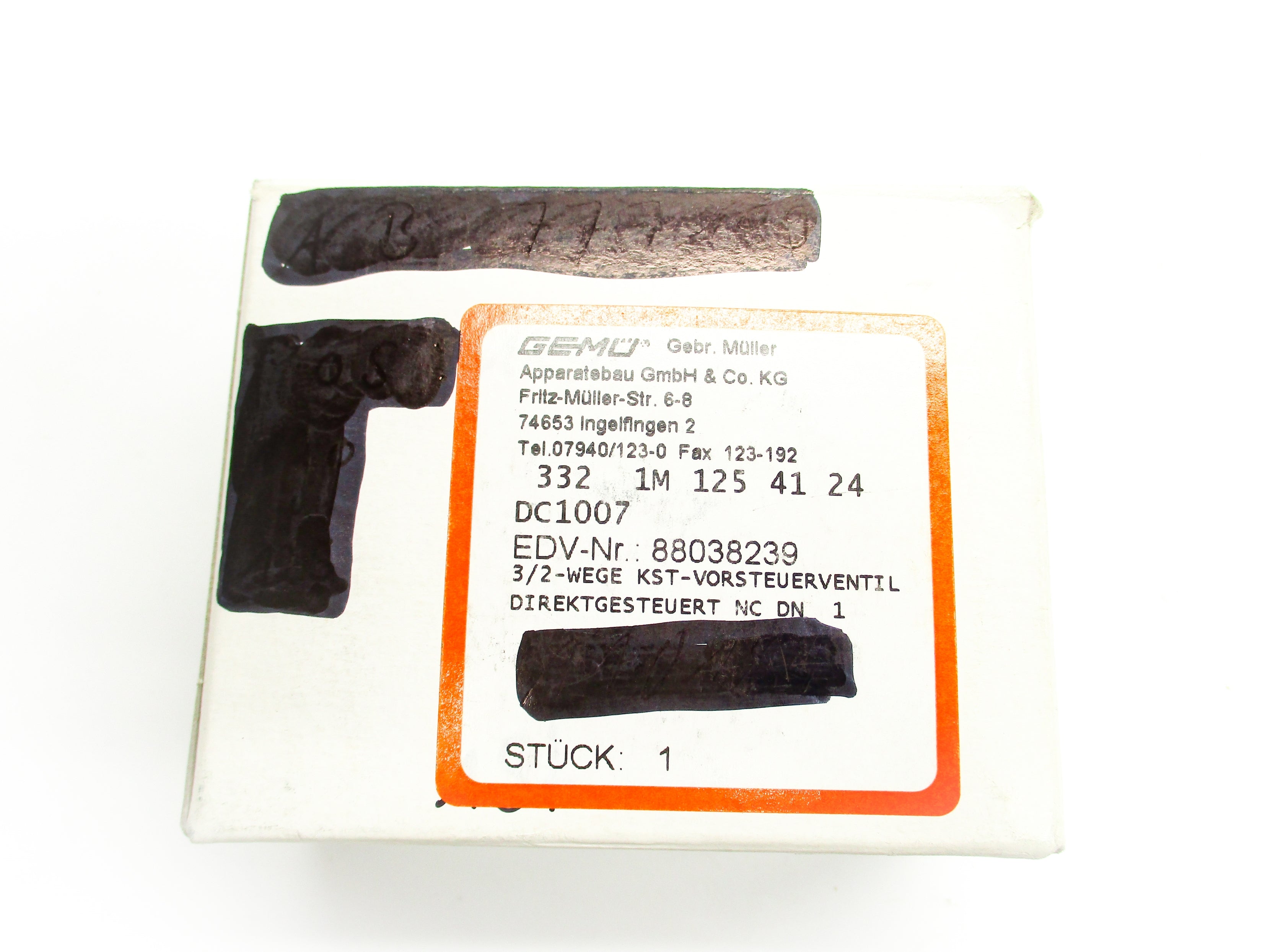GEMU 88038239 3321M1254124DC 1007 24V NSMP