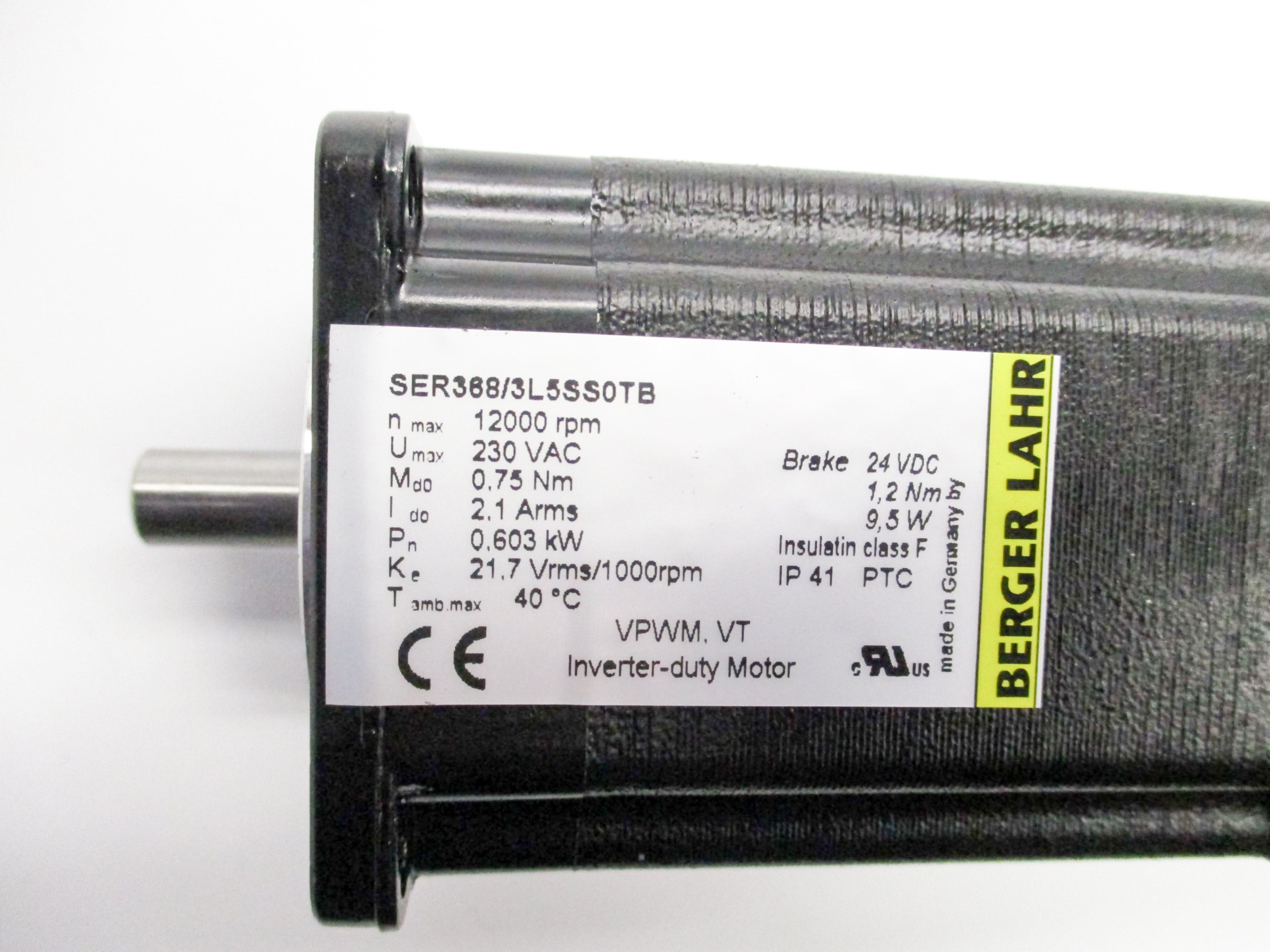 BERGER LAHR SER368/3L5SS0TB NSMP