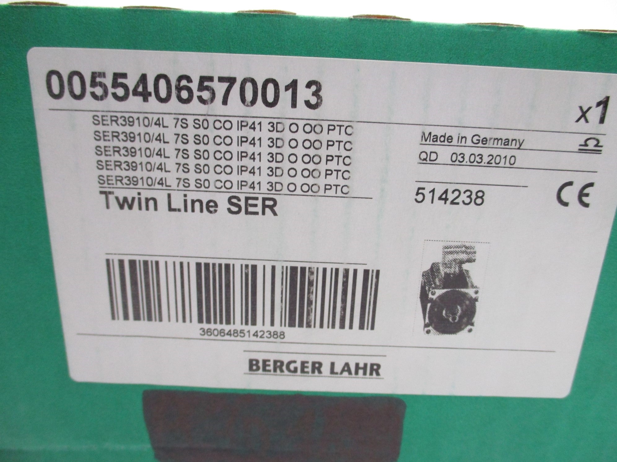 BERGER LAHR SER3910/4L7SS0CO NSMP