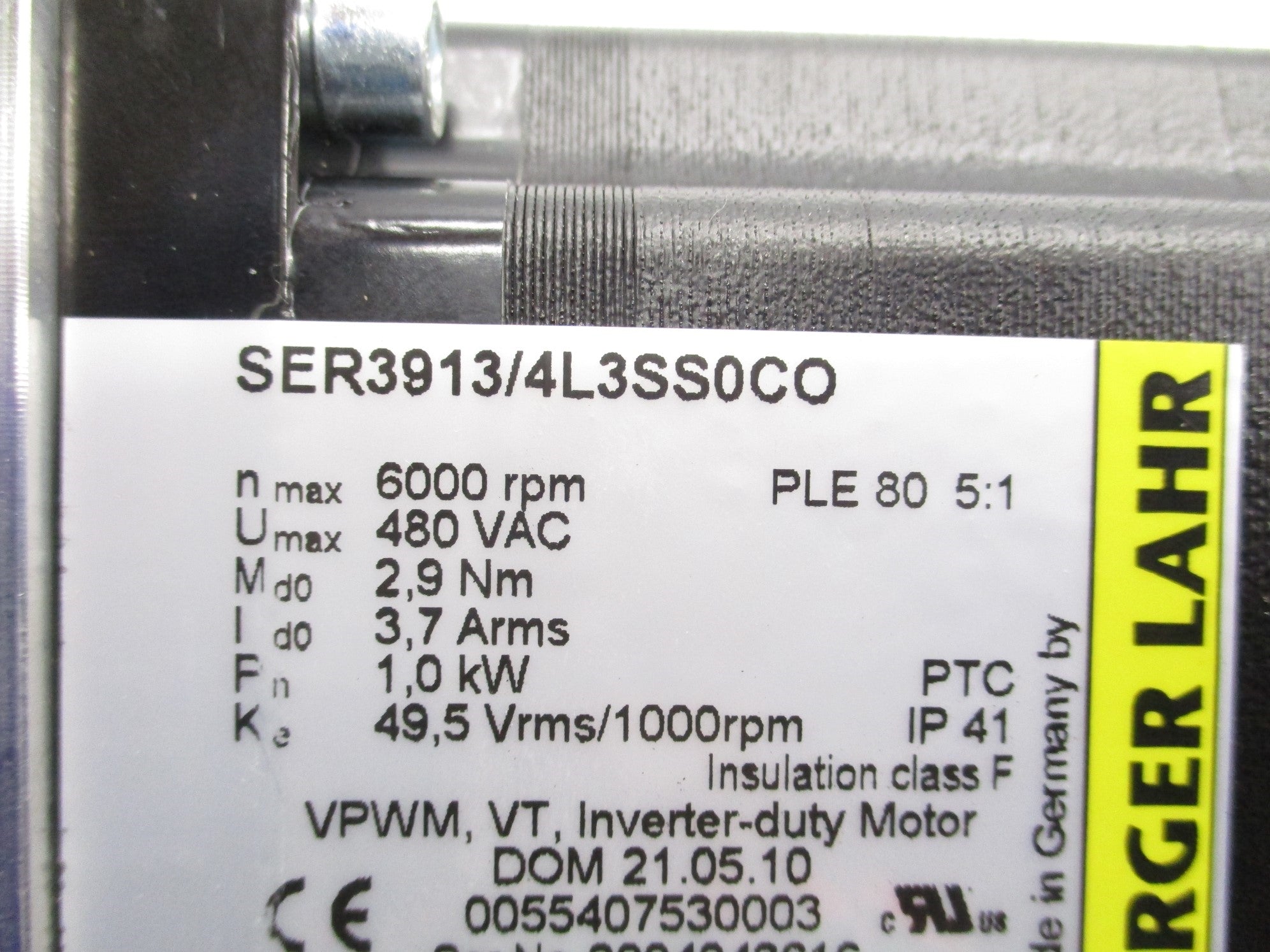 BERGER LAHR SER3913/4L3SS0CO NSMP