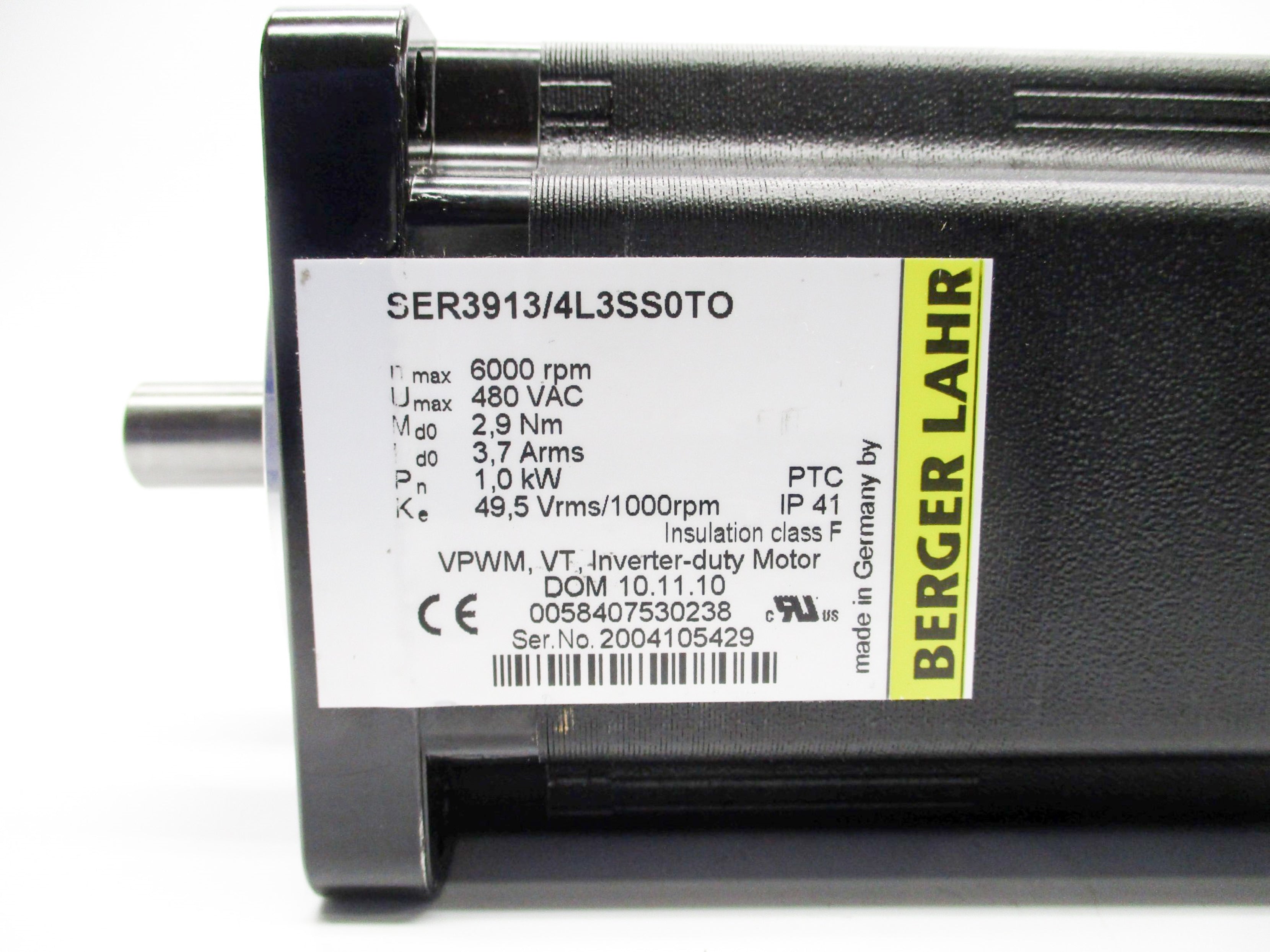 BERGER LAHR SER3913/4L3SS0TO NSMP