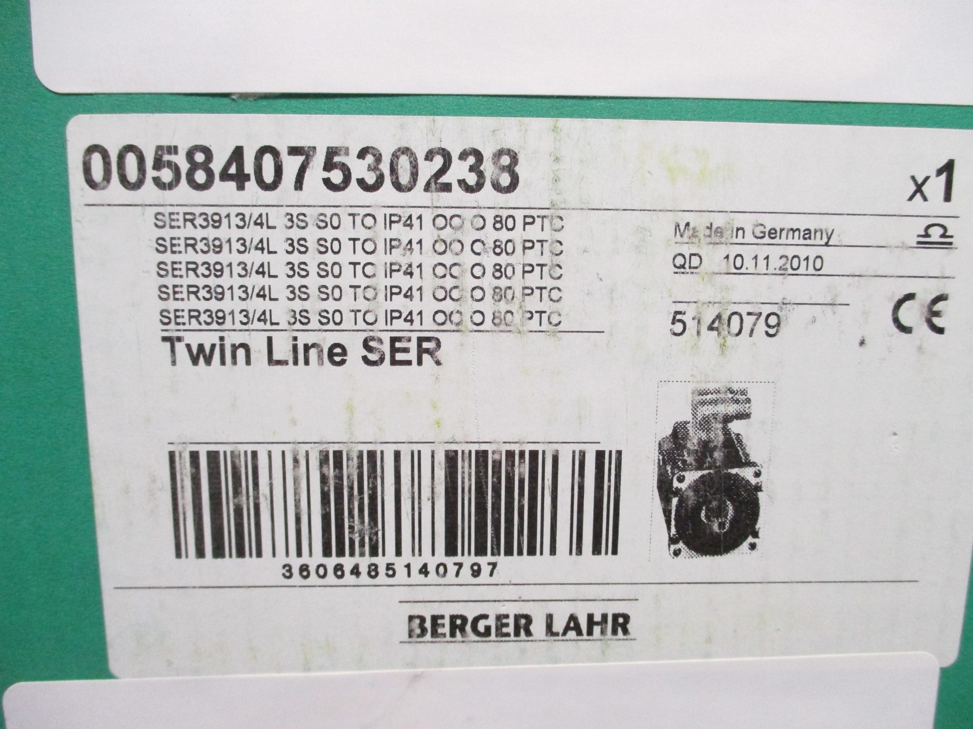 BERGER LAHR SER3913/4L3SS0TO NSMP