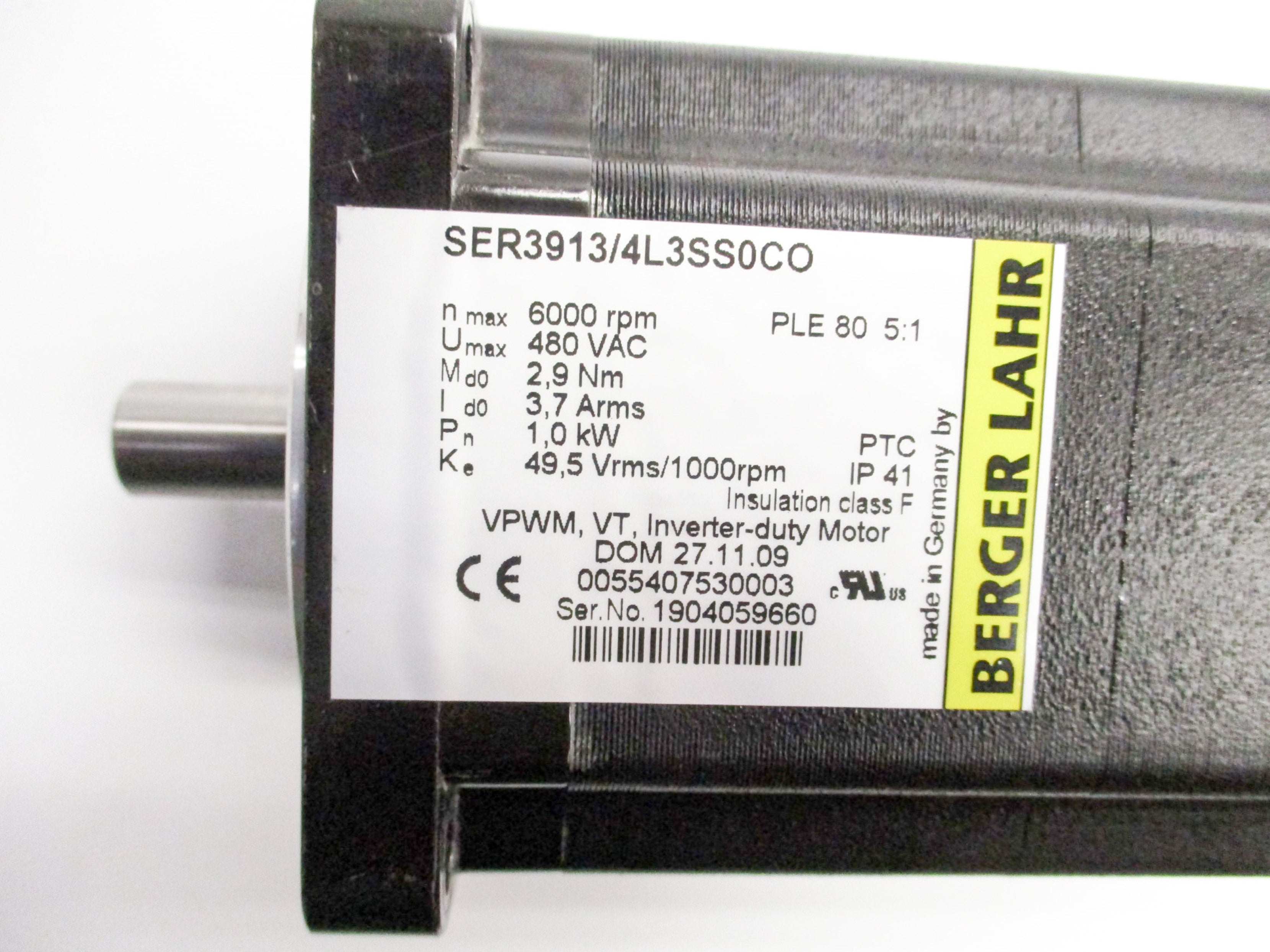 BERGER LAHR SER3913/4L3SS0CO NSNP