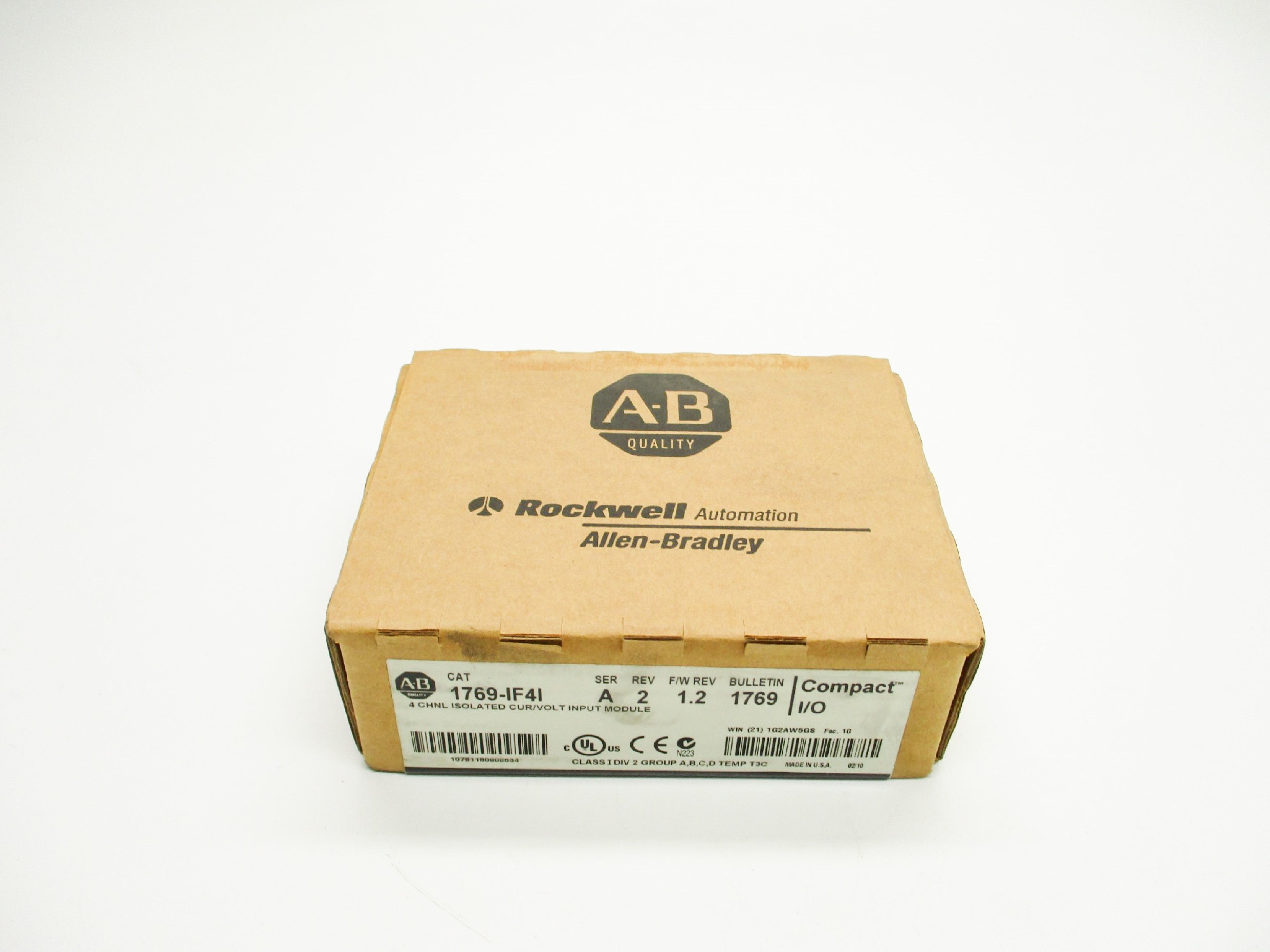 ALLEN BRADLEY 1769-IF4I SER. A F/W 1.2 DATE: 2010 NSFS