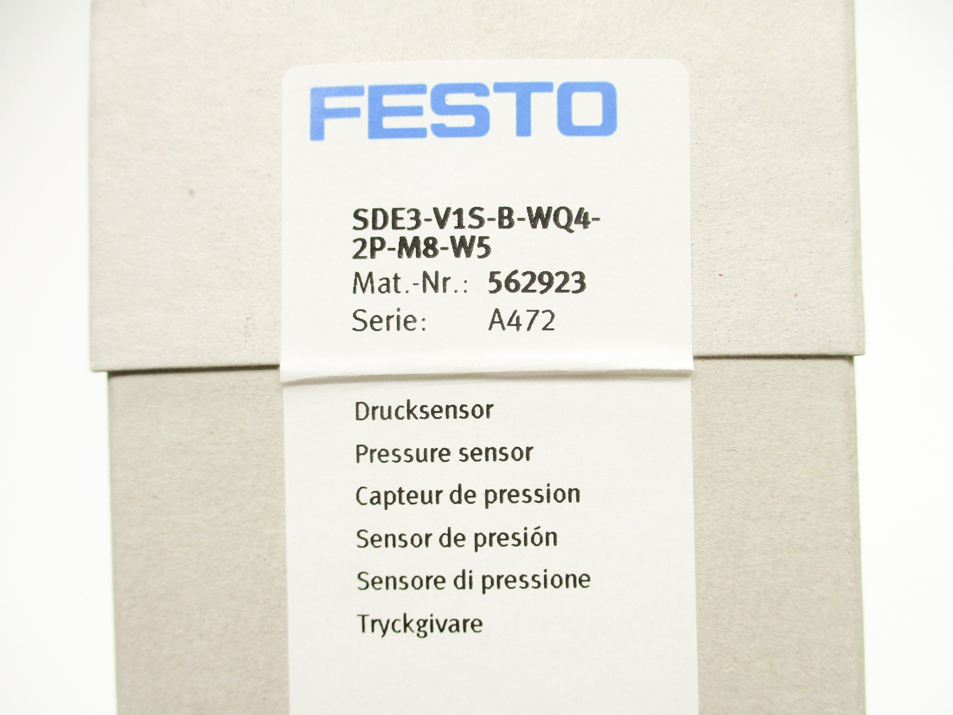 FESTO SDE3-V1S-B-WQ4-2P-M8-W5 NSFS