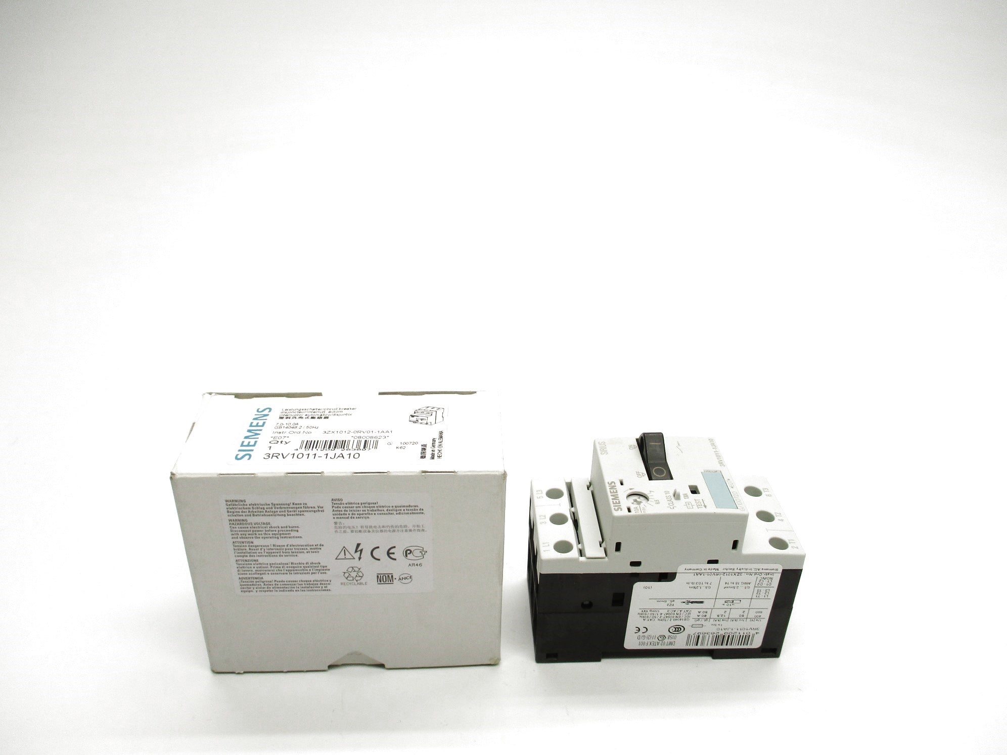 SIEMENS 3RV1011-1JA10 690V 7-10A NSMP