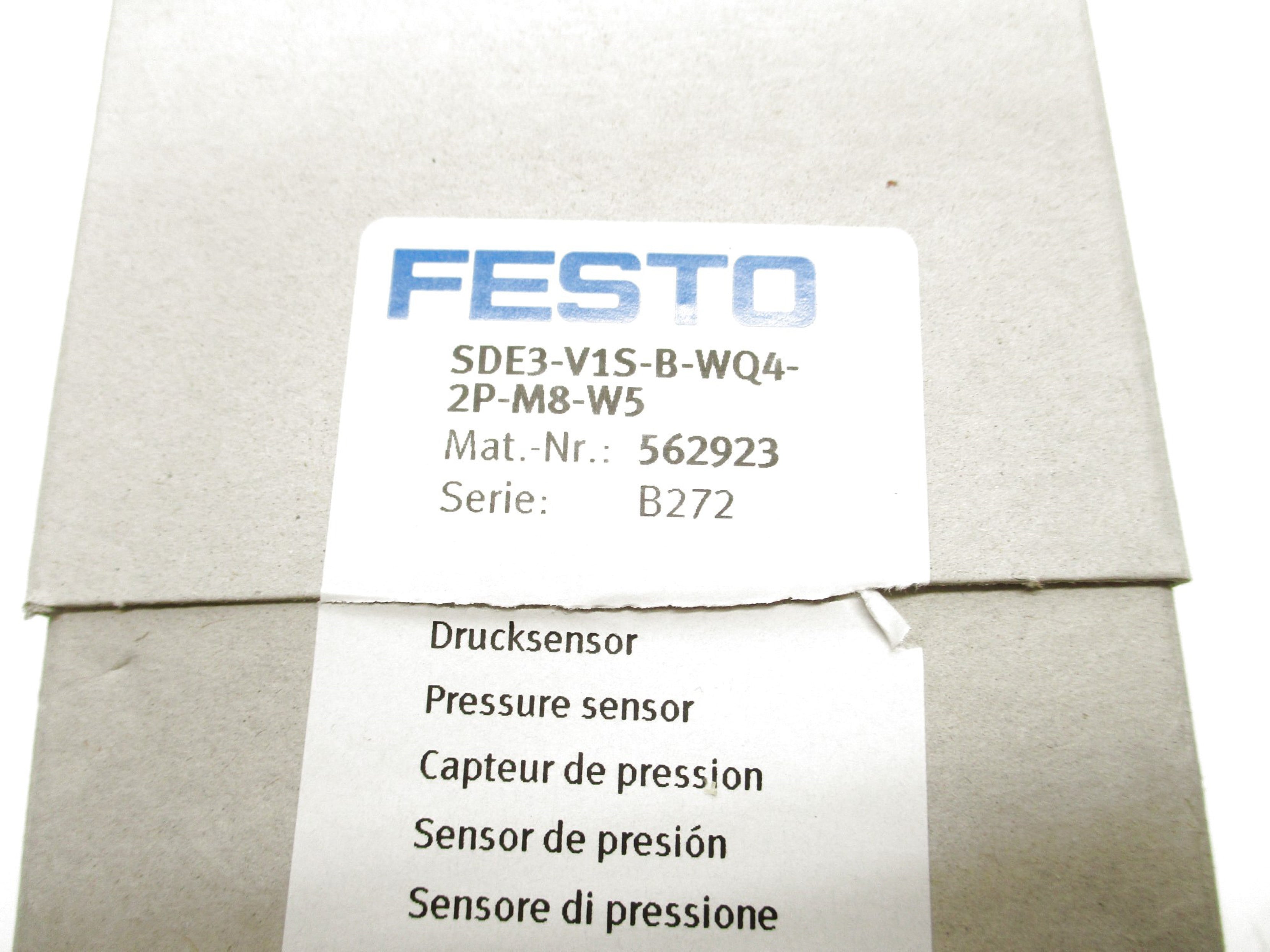 FESTO SDE3-V1S-B-WQ4-2P-M8-W5 NSMP