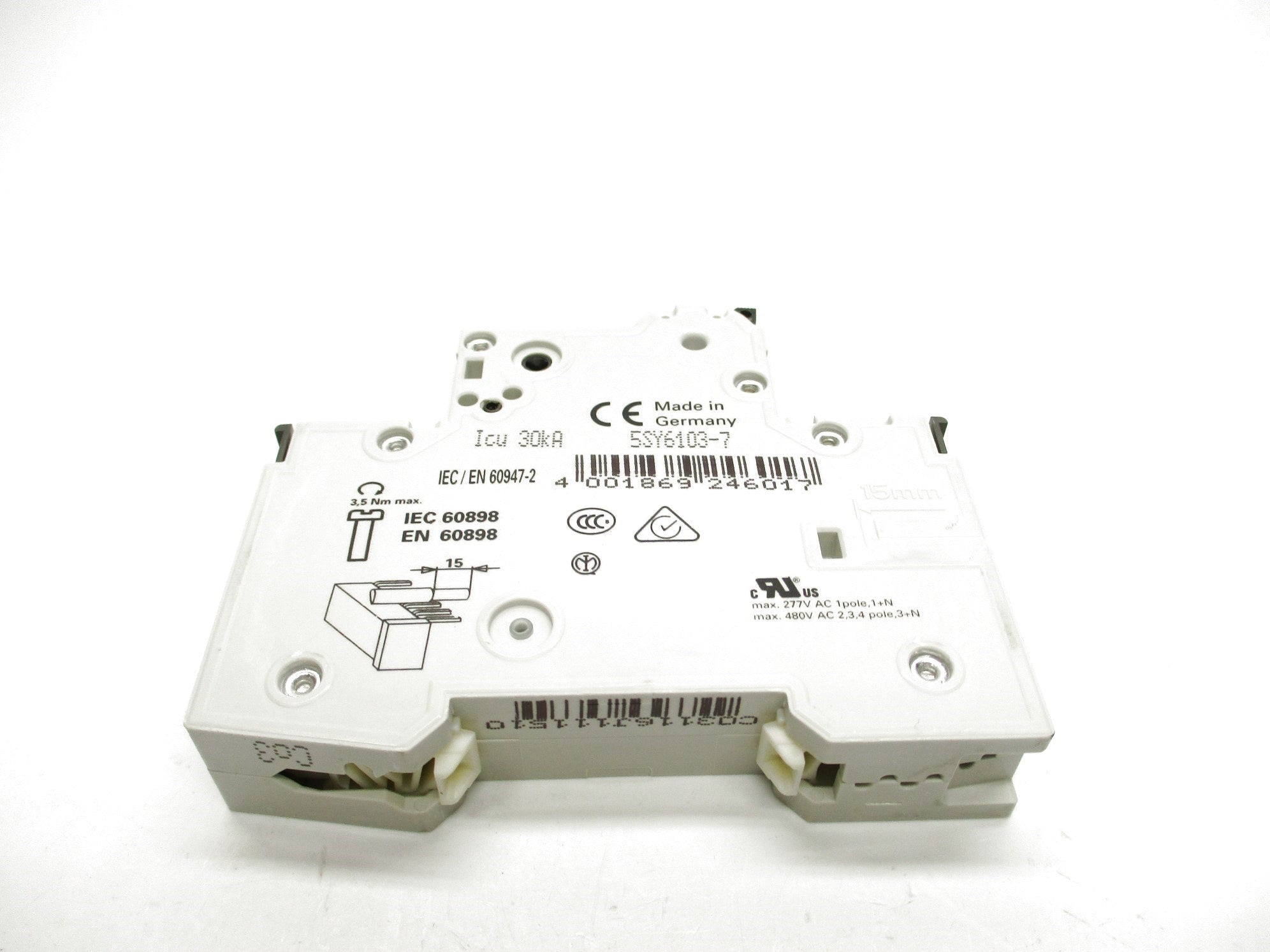SIEMENS 5SY6103-7 3A 230/400V NSNP