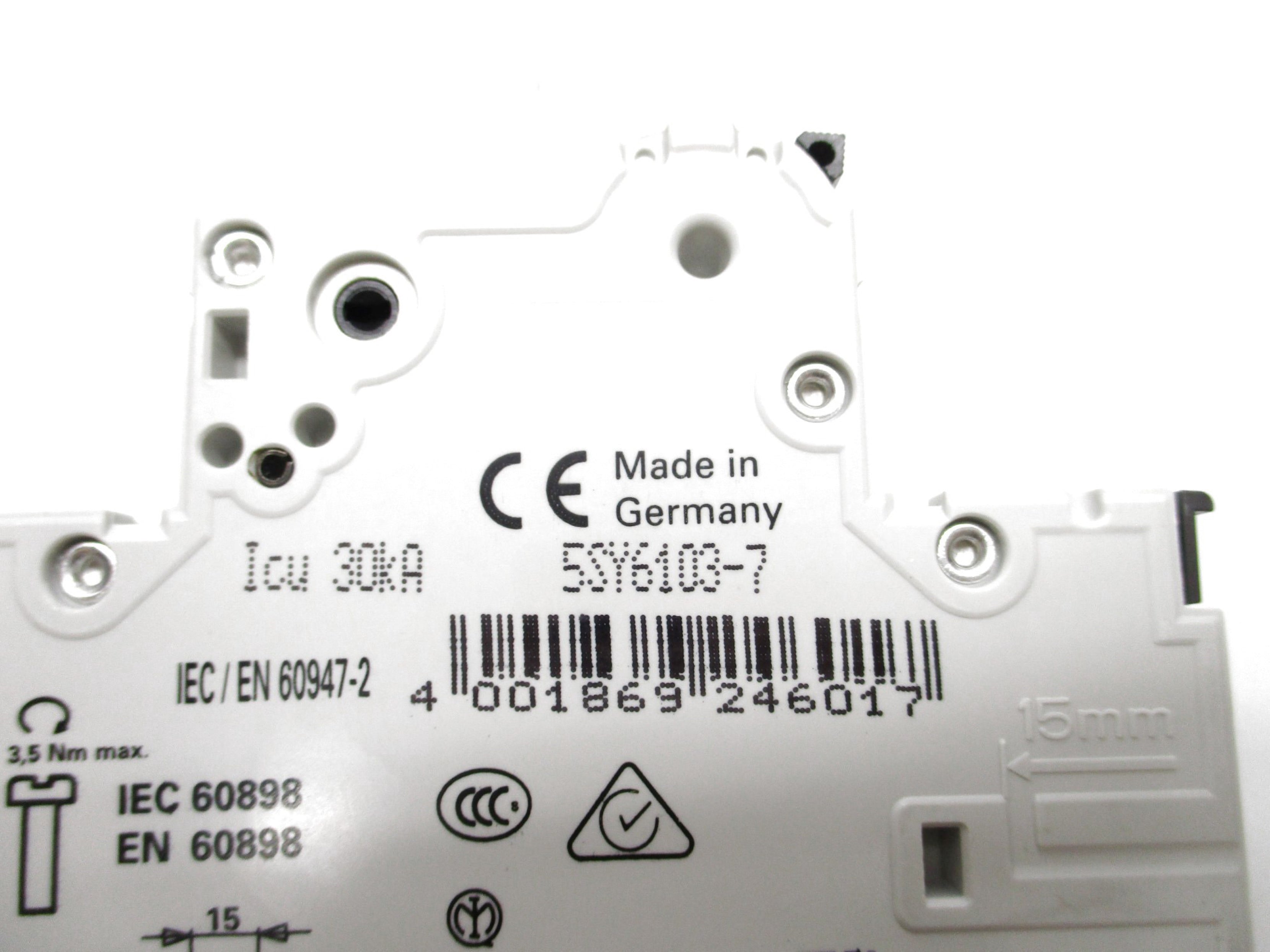 SIEMENS 5SY6103-7 3A 230/400V NSNP