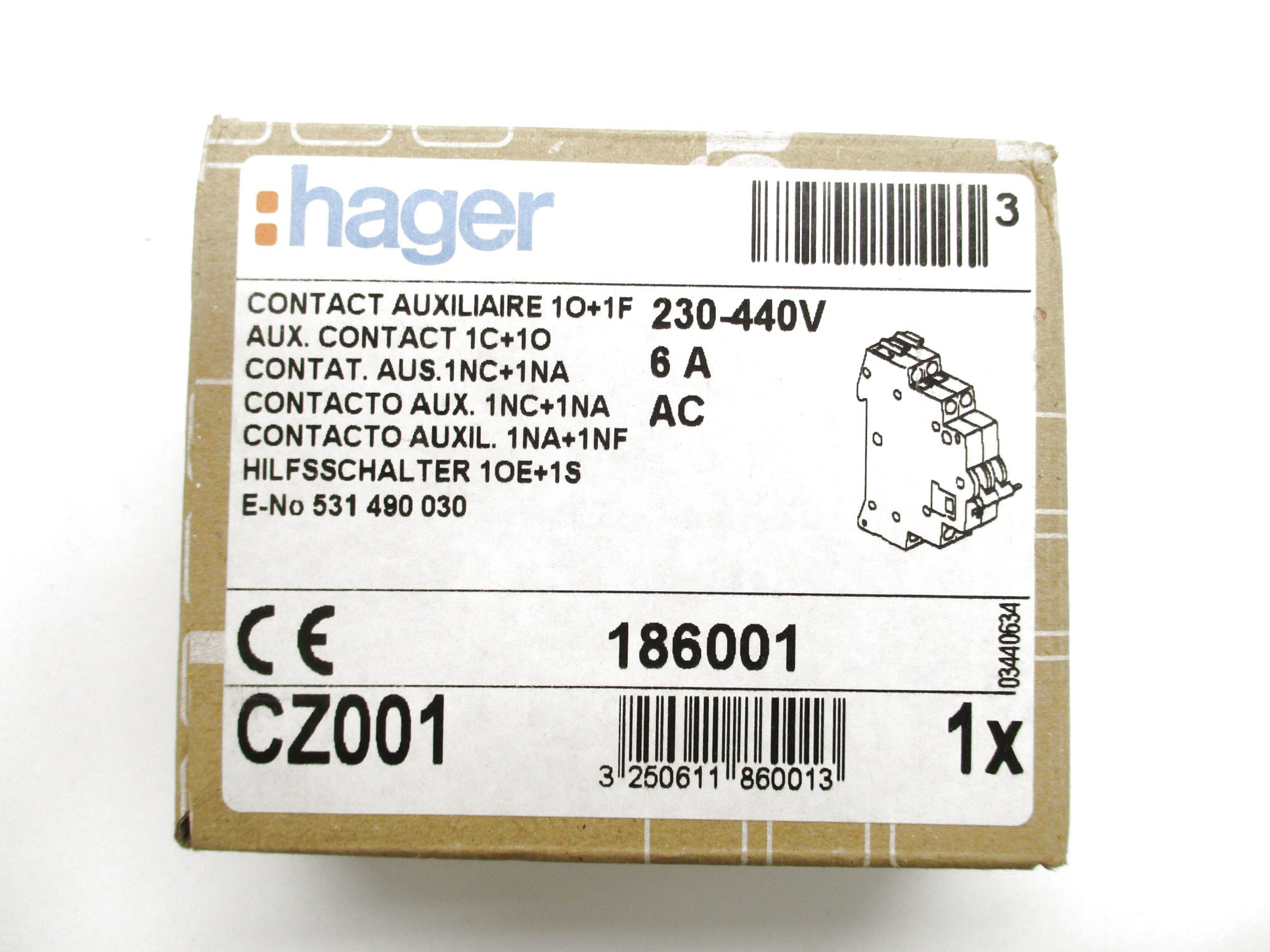 HAGER CZ001 NSMP