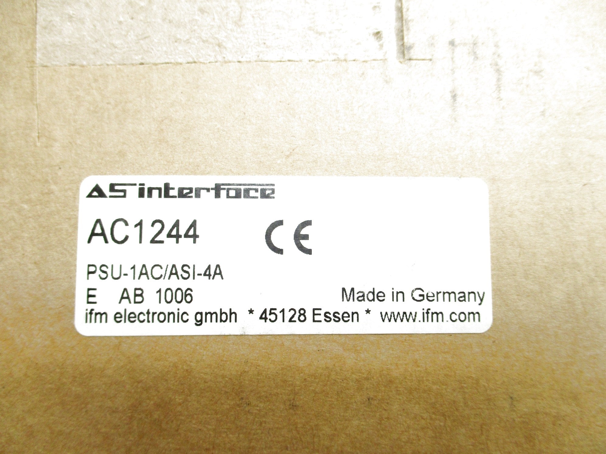 IFM EFECTOR AC1244 NSMP