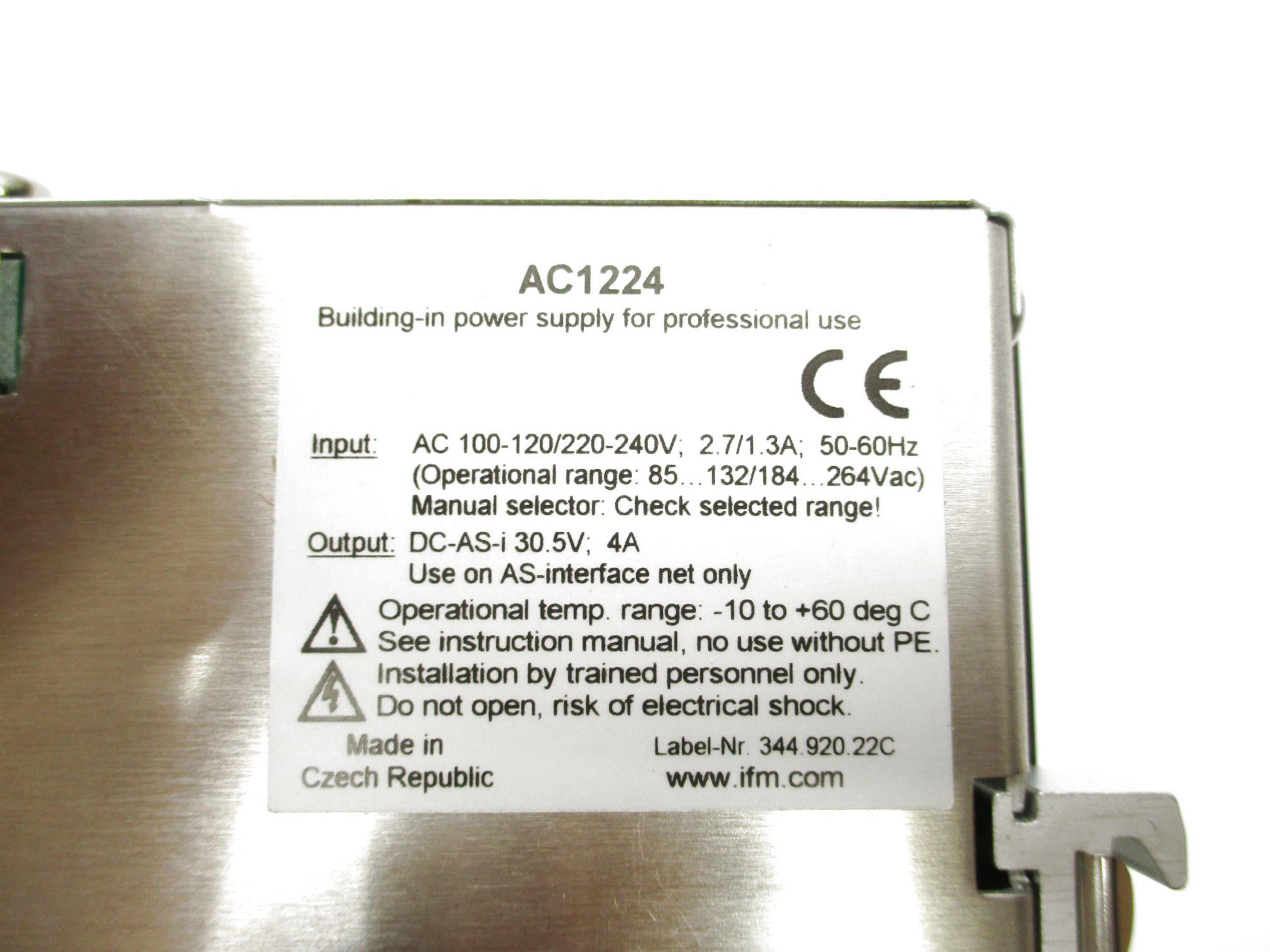 IFM EFECTOR AC1224 NSMP