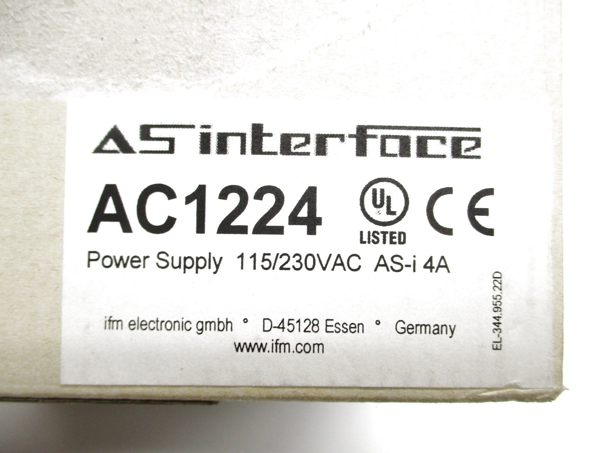 IFM EFECTOR AC1224 NSMP