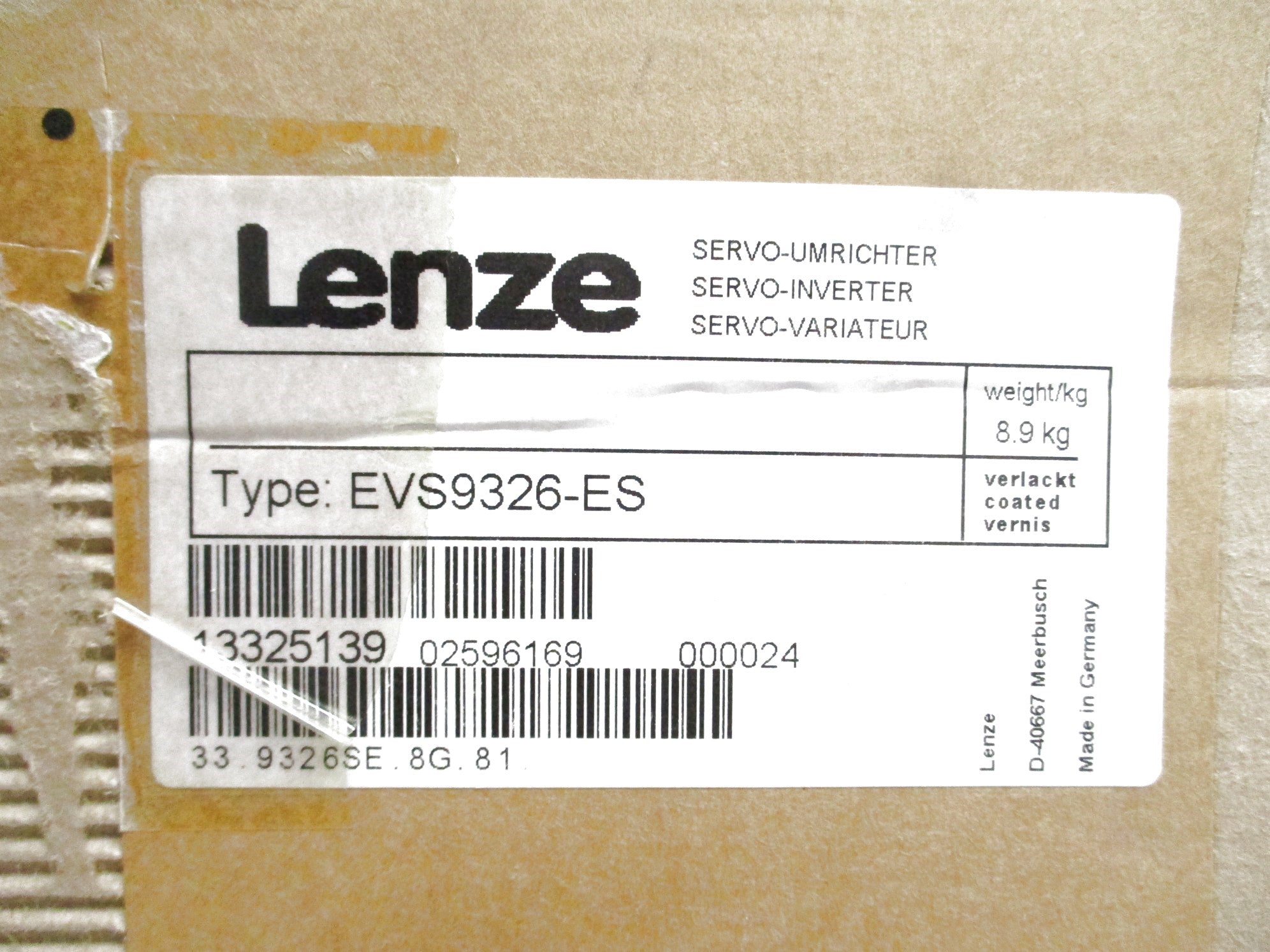 LENZE EVS9326-ES 13325139 NSMP