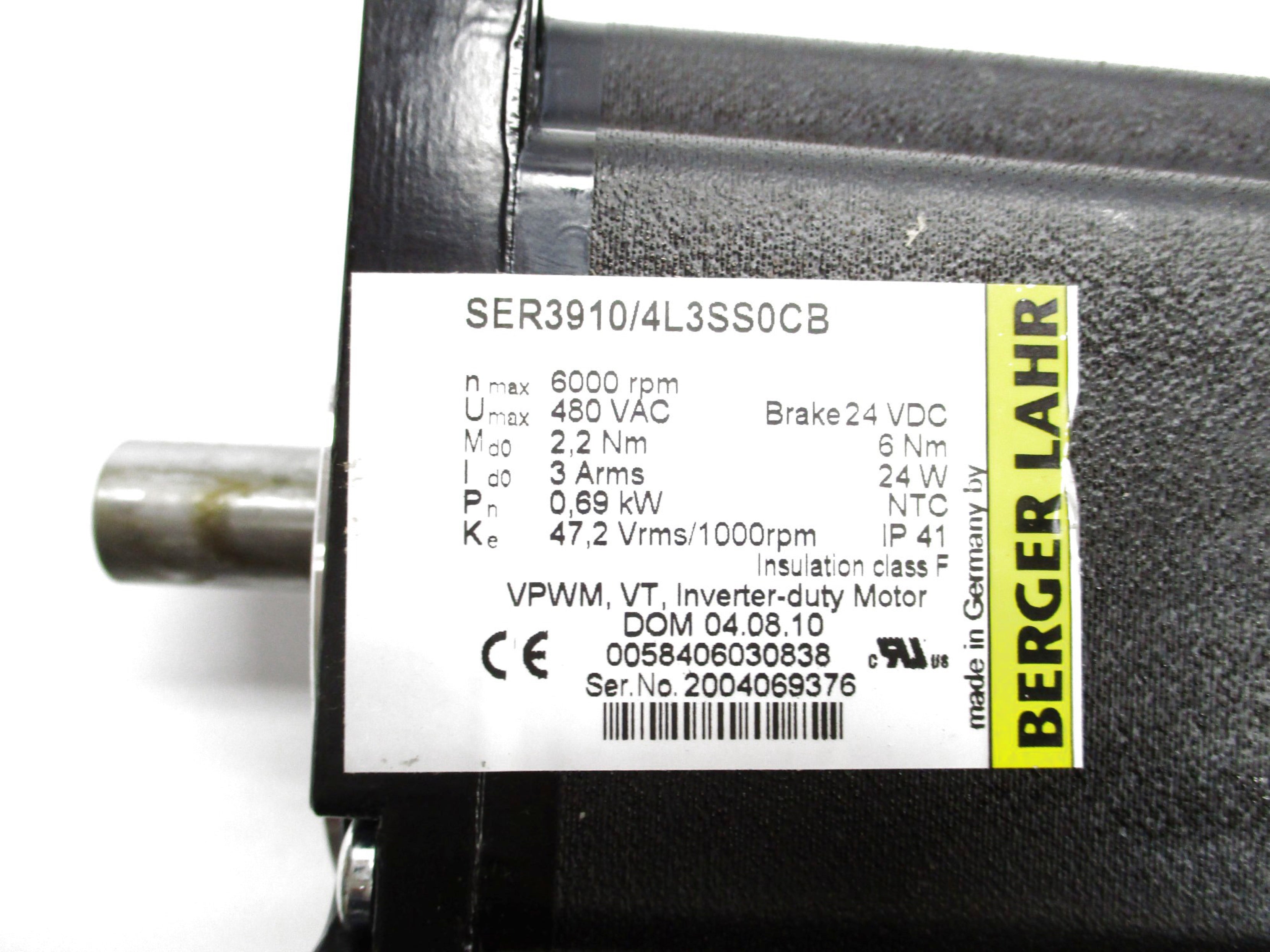 BERGER LAHR SER3910/4L3SS0CB NSNP