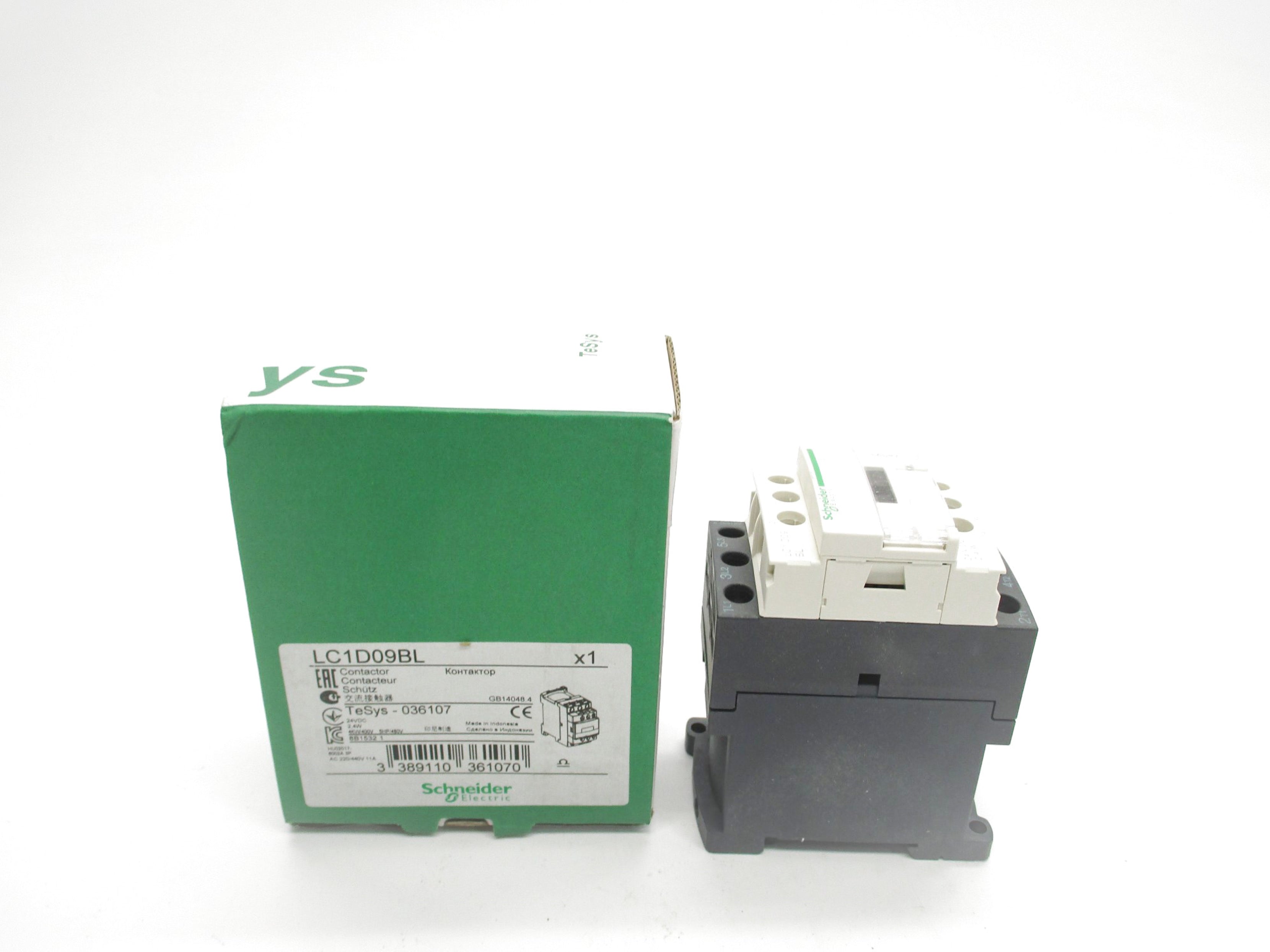 SCHNEIDER ELECTRIC LC1D09BL 24VDC NSMP